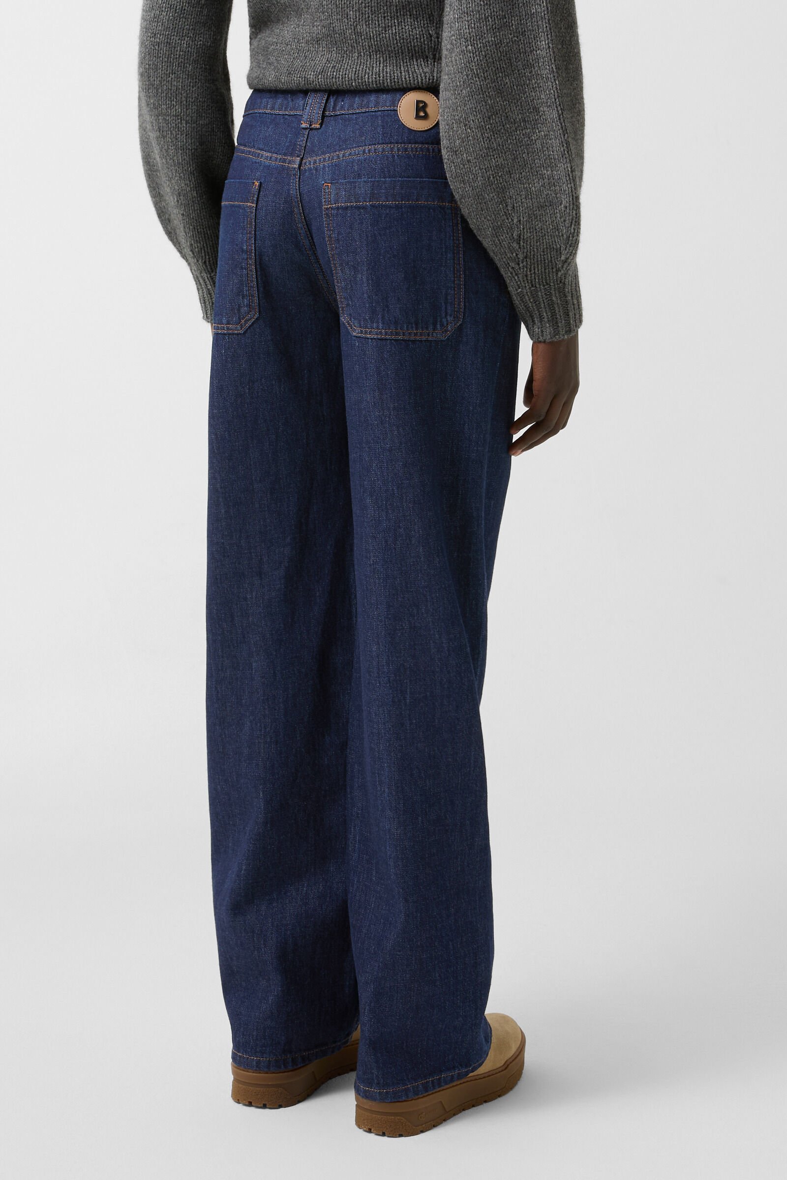 Dyna wide fit jeans Dark Denim Blue