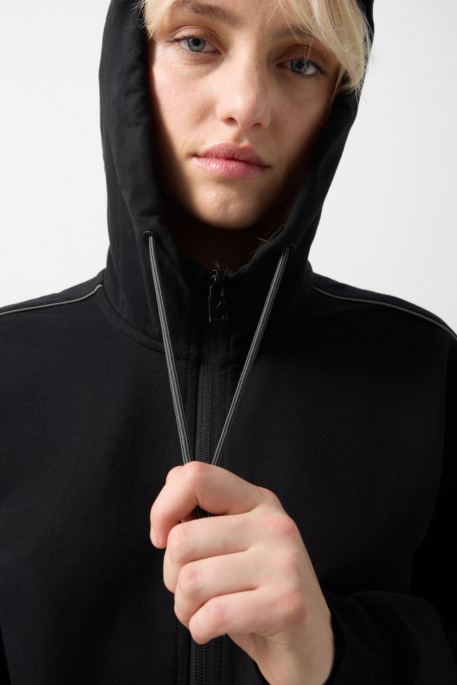 Enia jersey jacket Black