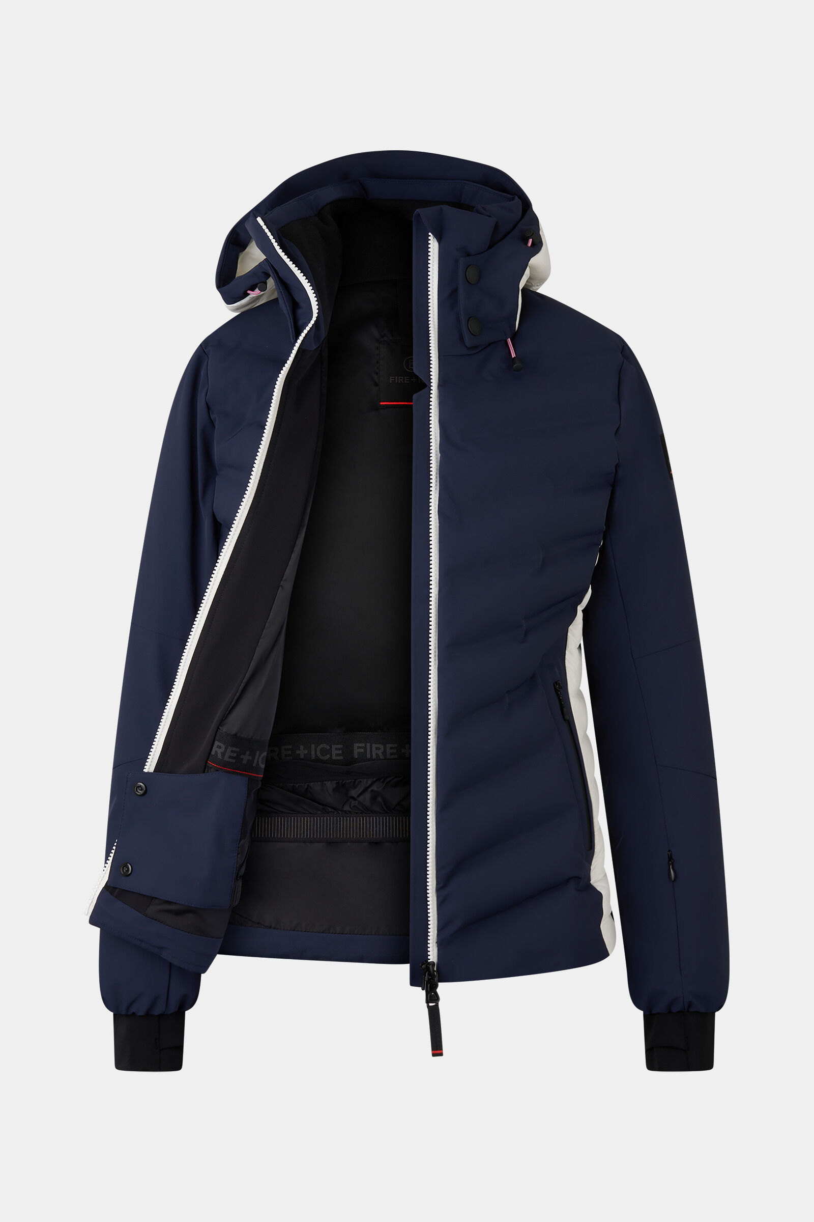 Veste de ski Janka Bleu marine/blanc