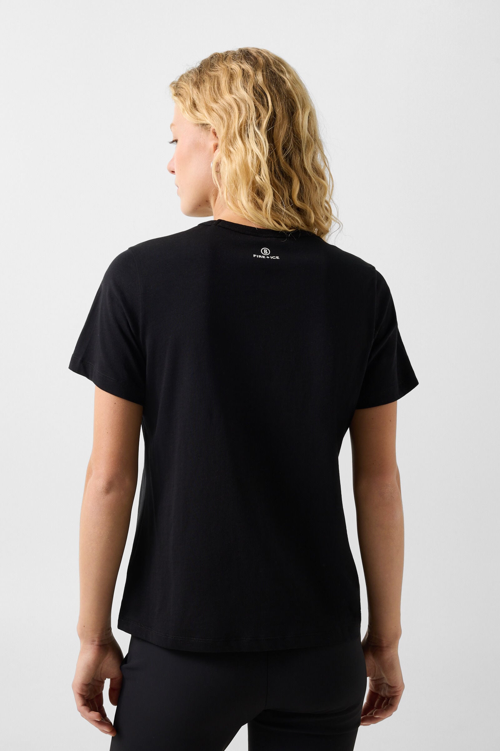 Zyssa cotton T-shirt Black