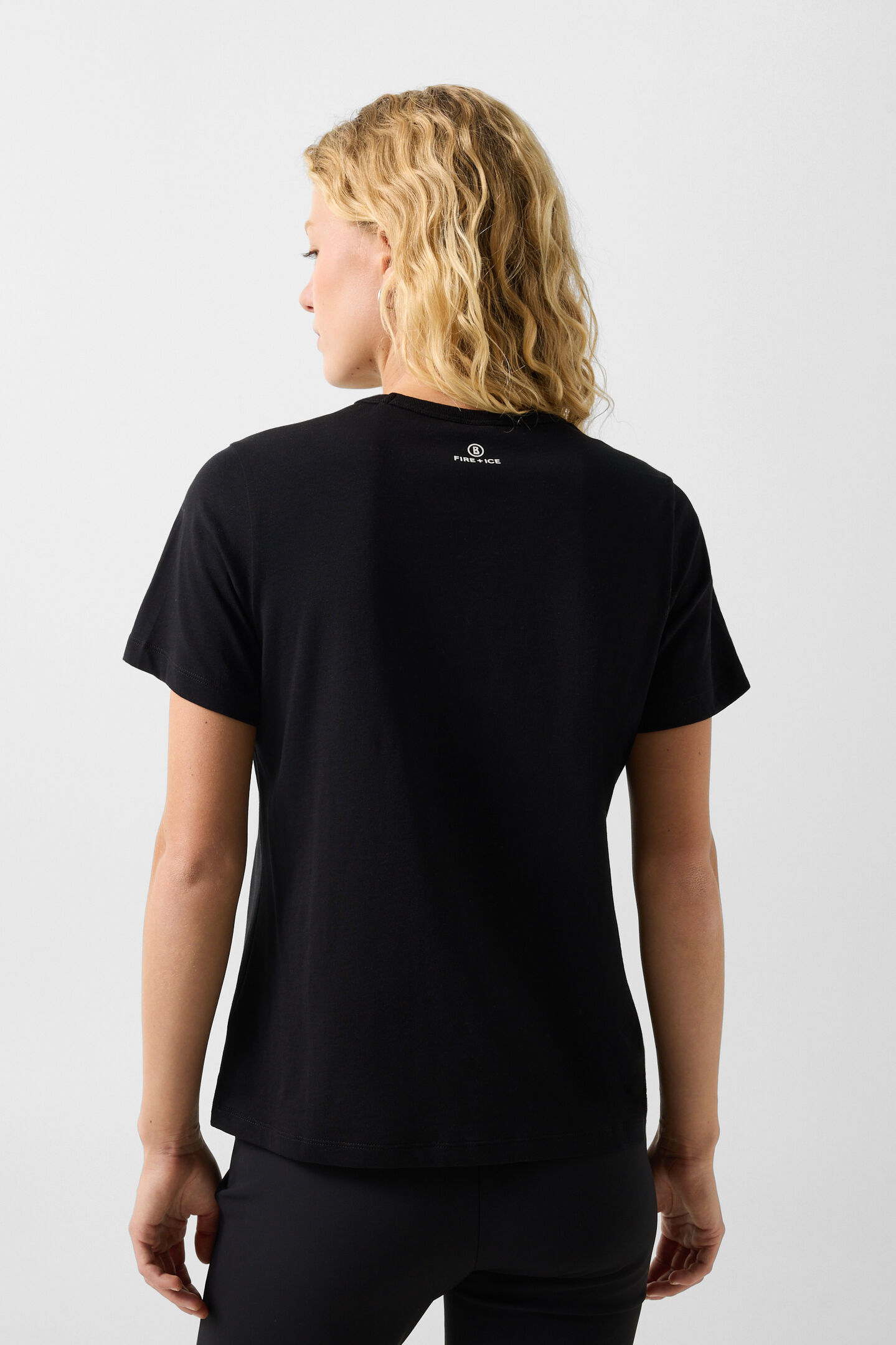 Zyssa cotton T-shirt Black
