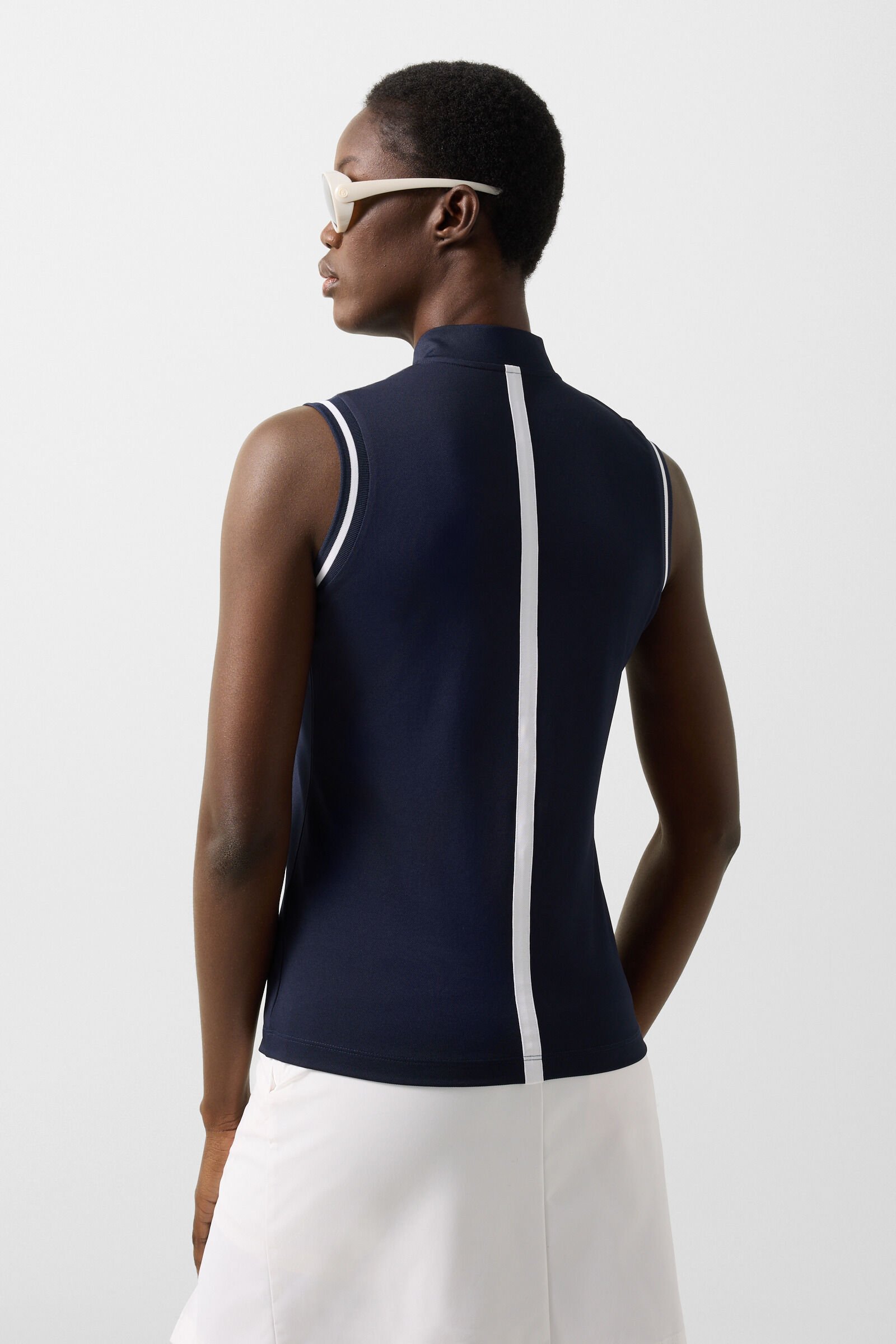 Top polo Evi Bleu marine