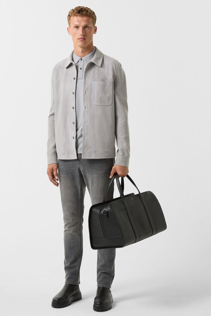 Survêtement en velours et en maille Henno Gris clair Survêtement en velours et en maille Henno Gris clair