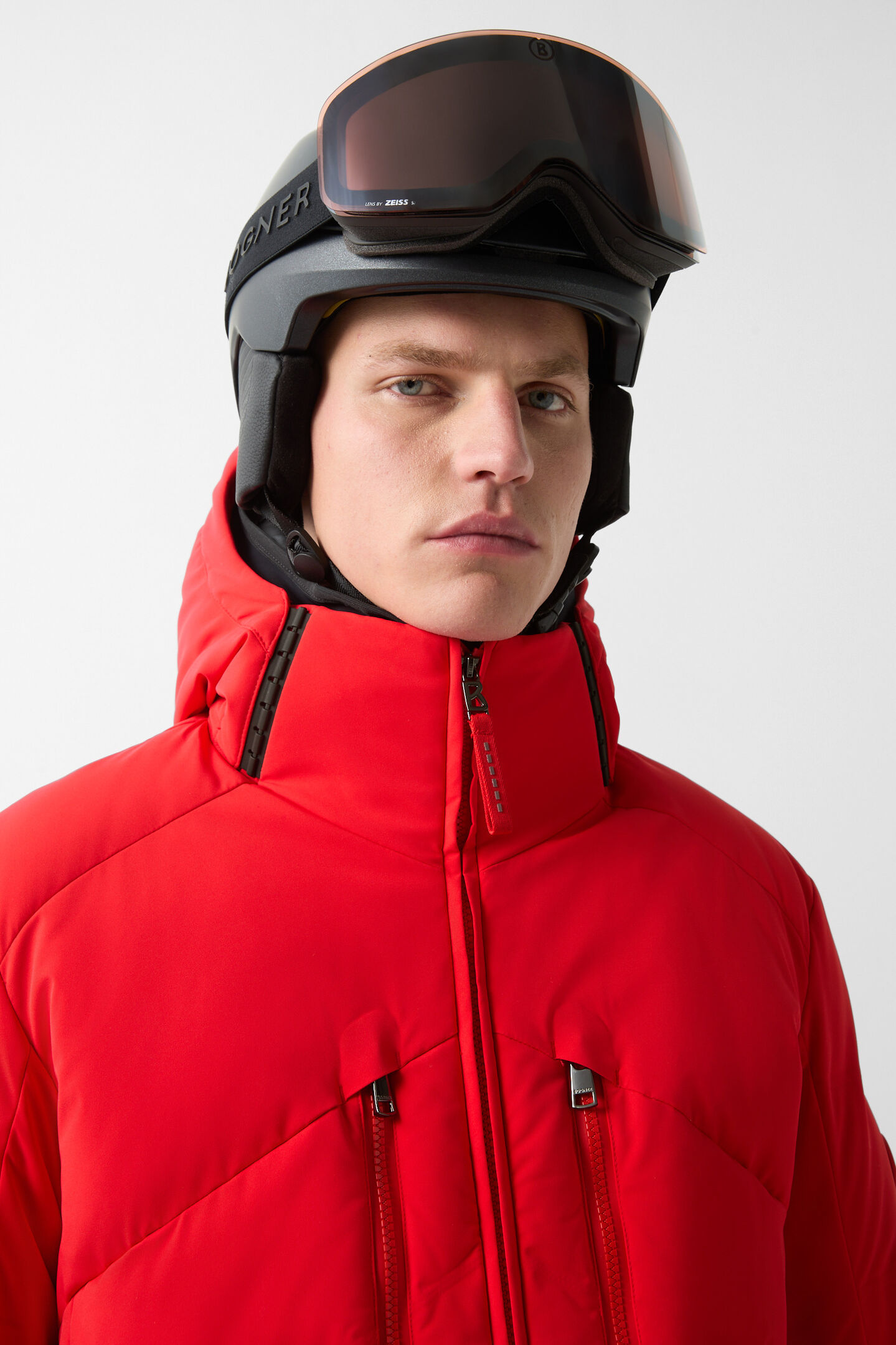 Jervis down ski jacket Red