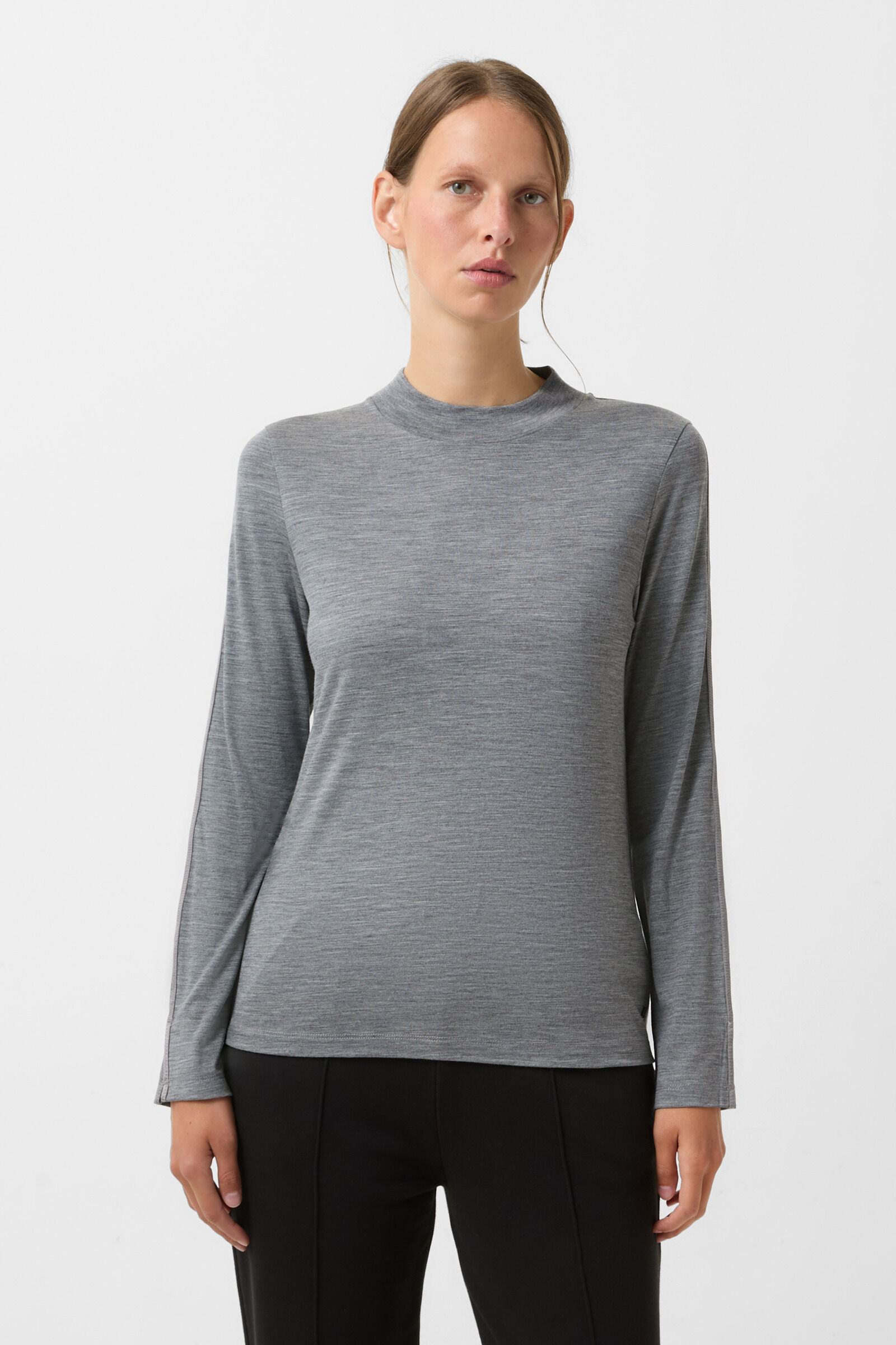 Longsleeve Whitney Grau