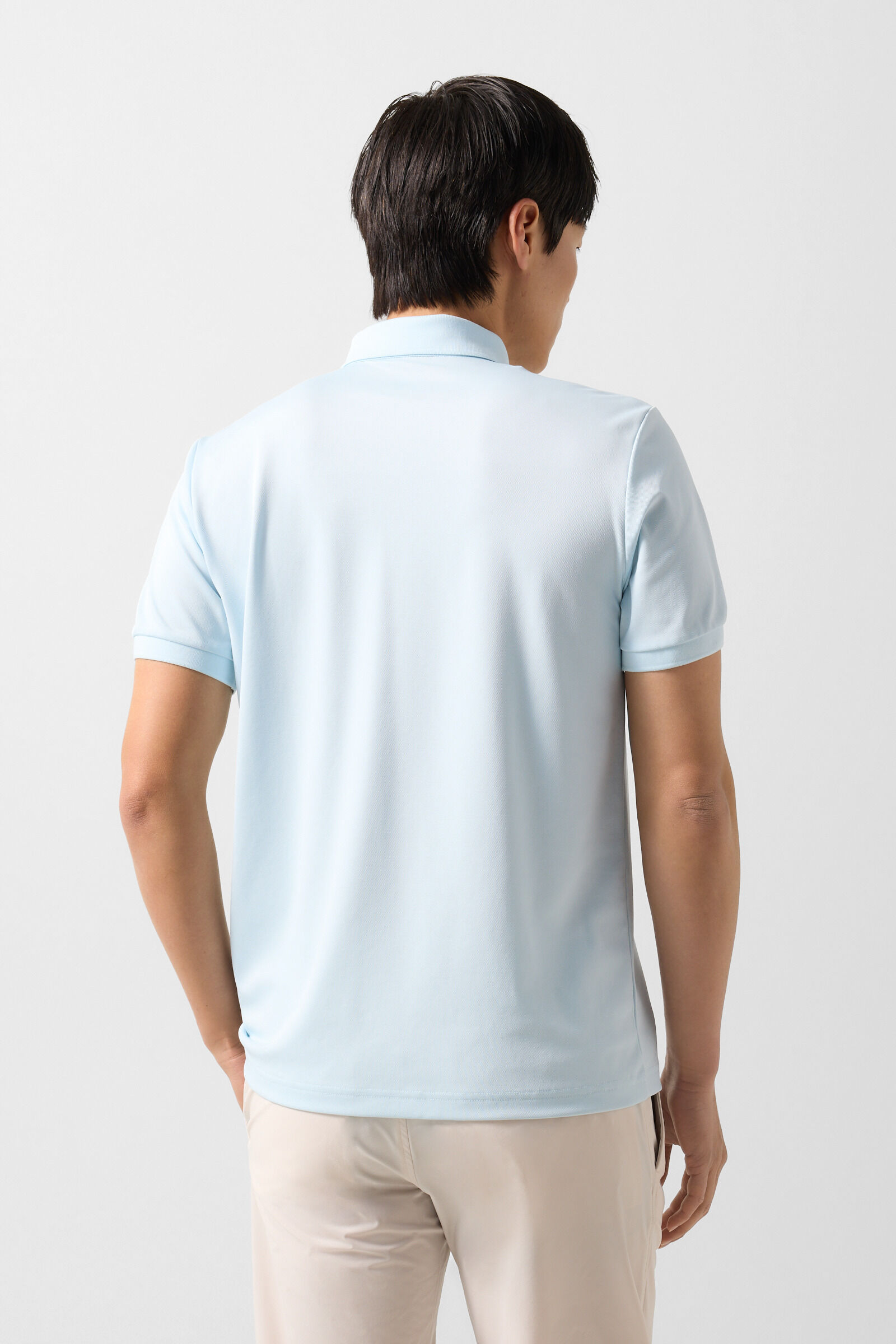 Daniel functional short-sleeved top Light blue