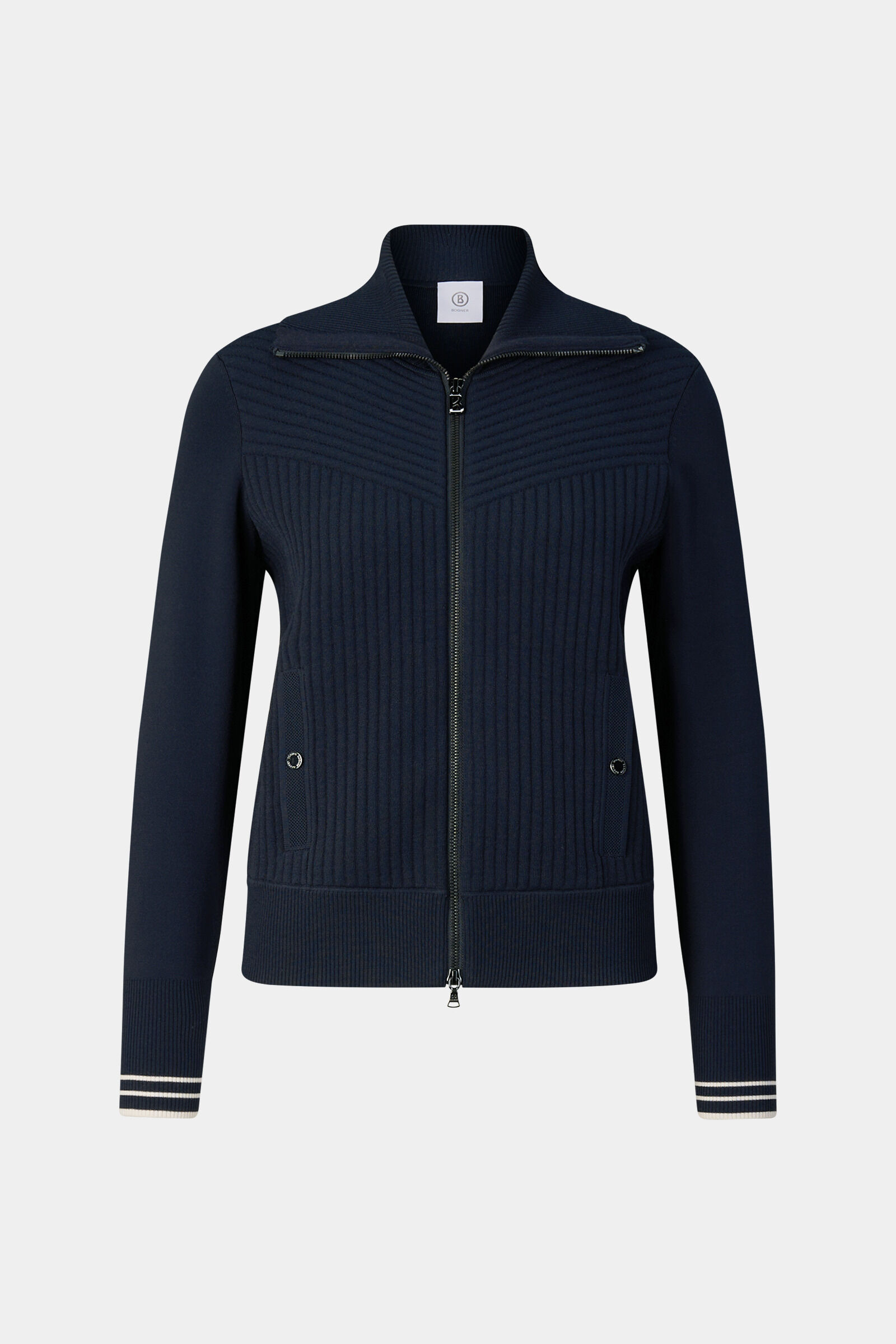 Jana knit jacket Navy blue