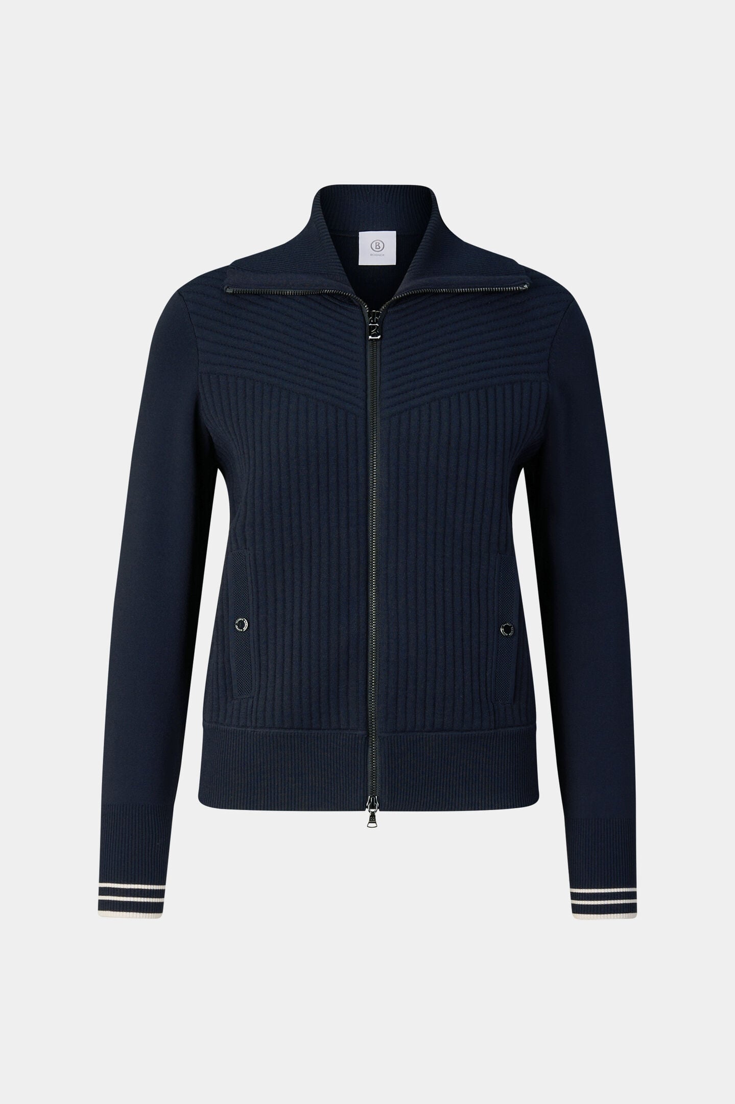 Jana knit jacket Navy blue