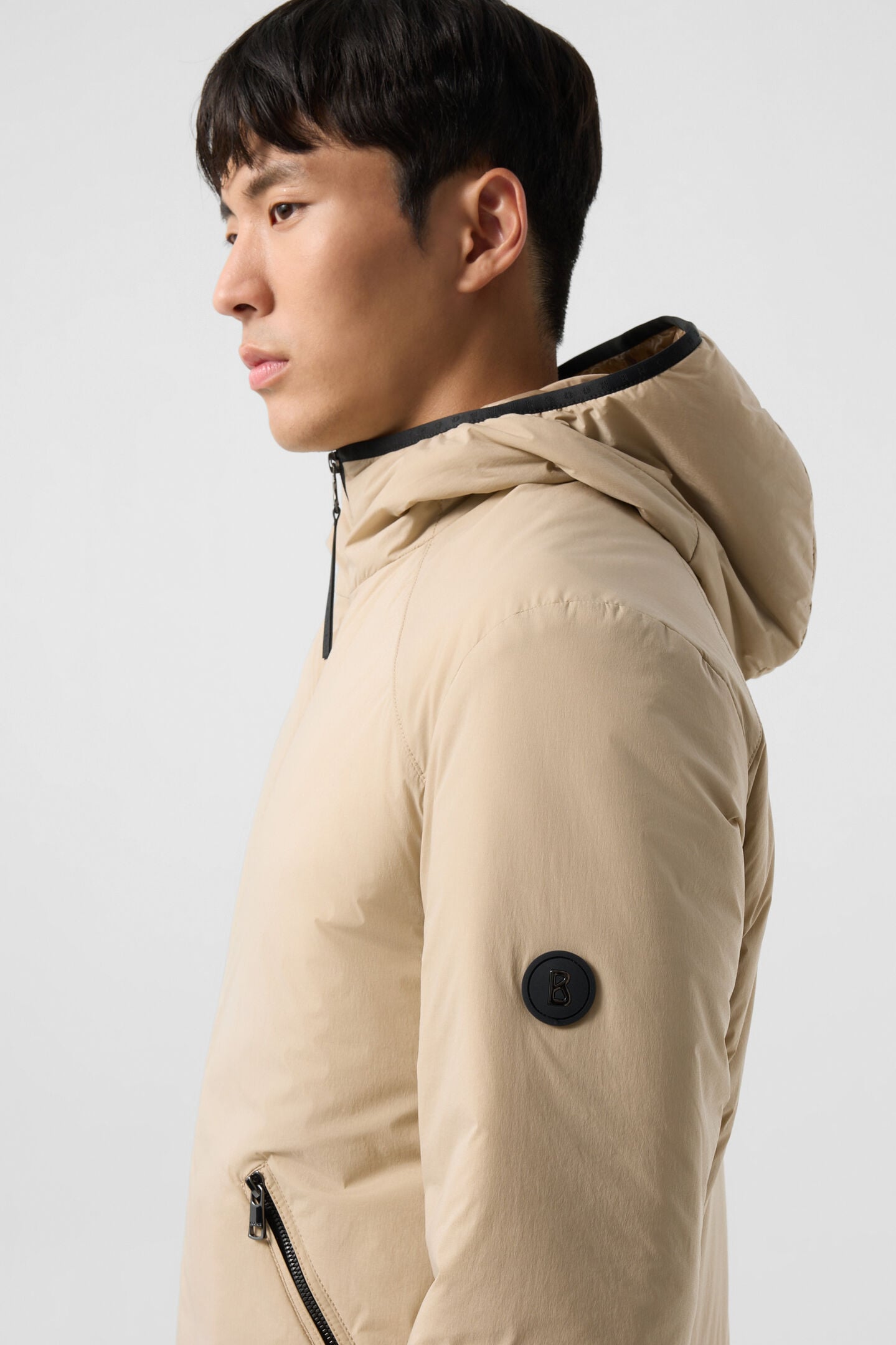 Clio lightweight down jacket Beige