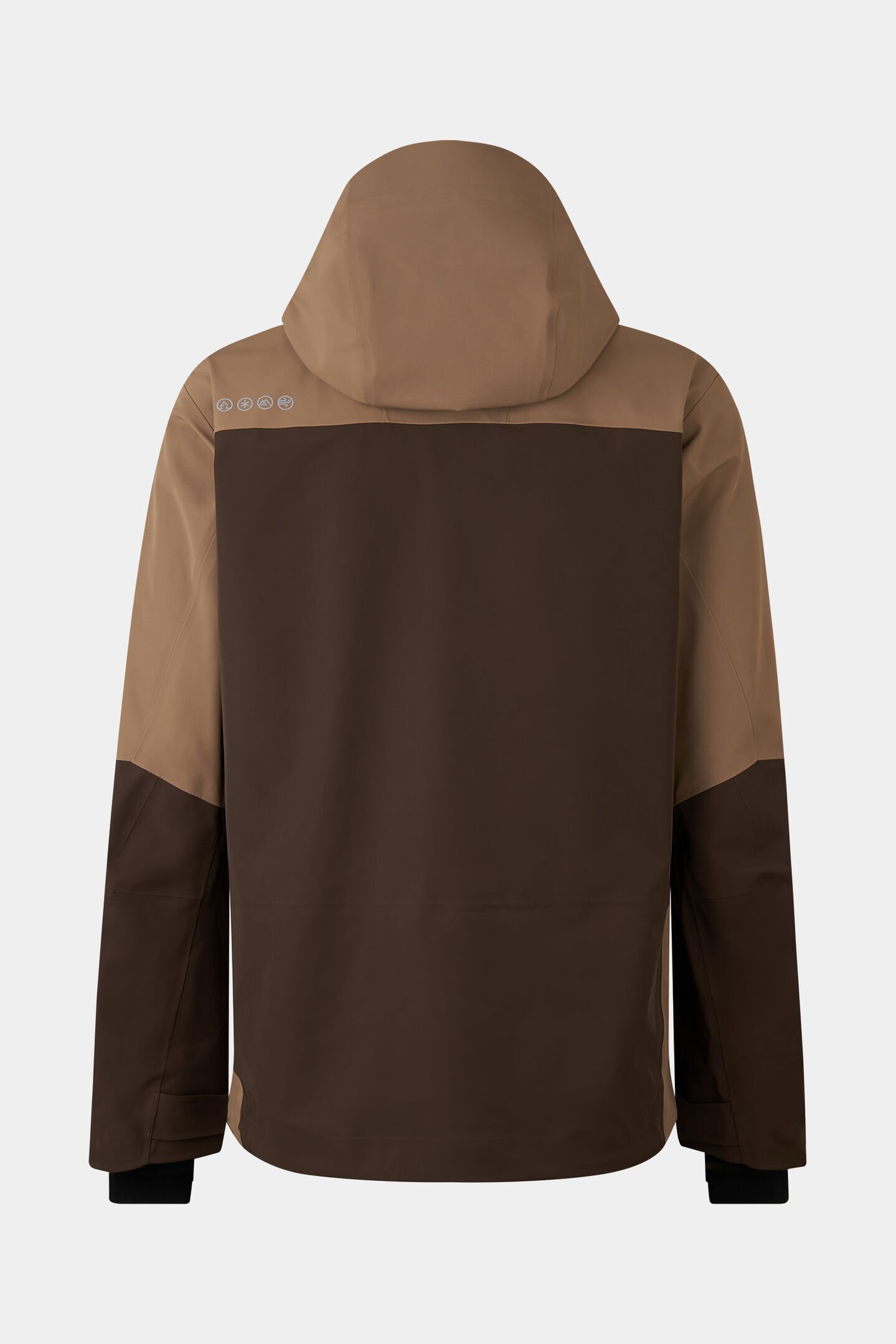 Piaro softshell ski jacket Caramel/Chocolate