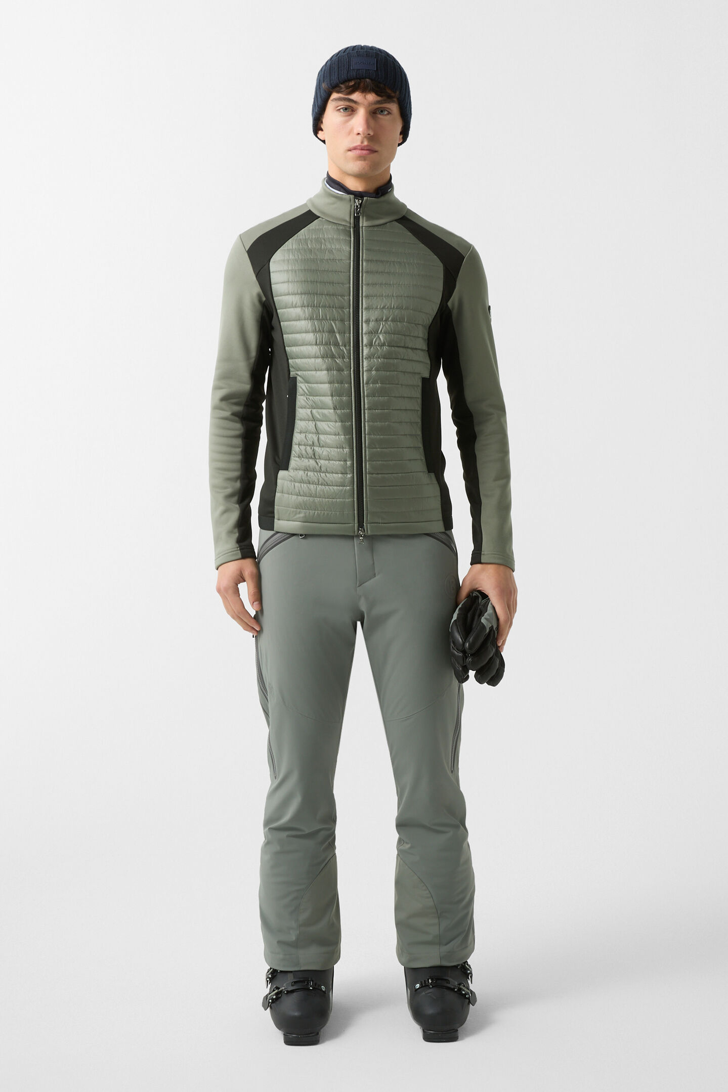 Midlayer Jesko Olive green/black