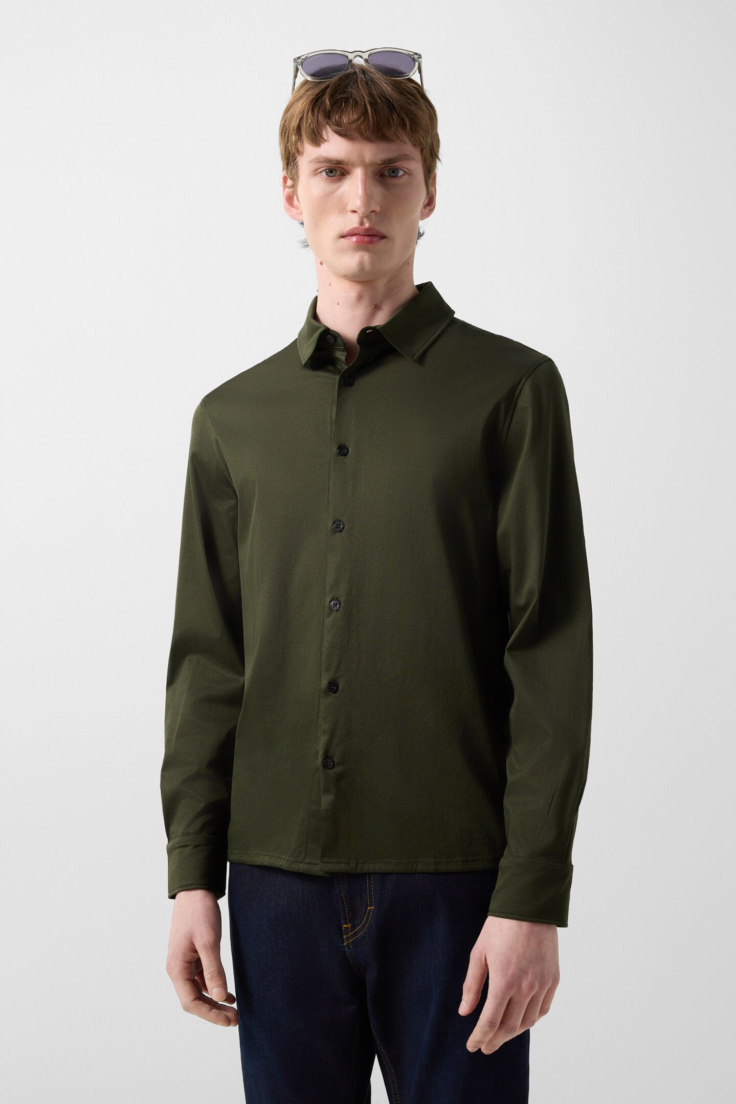 Jersey shirt Franz Olive green