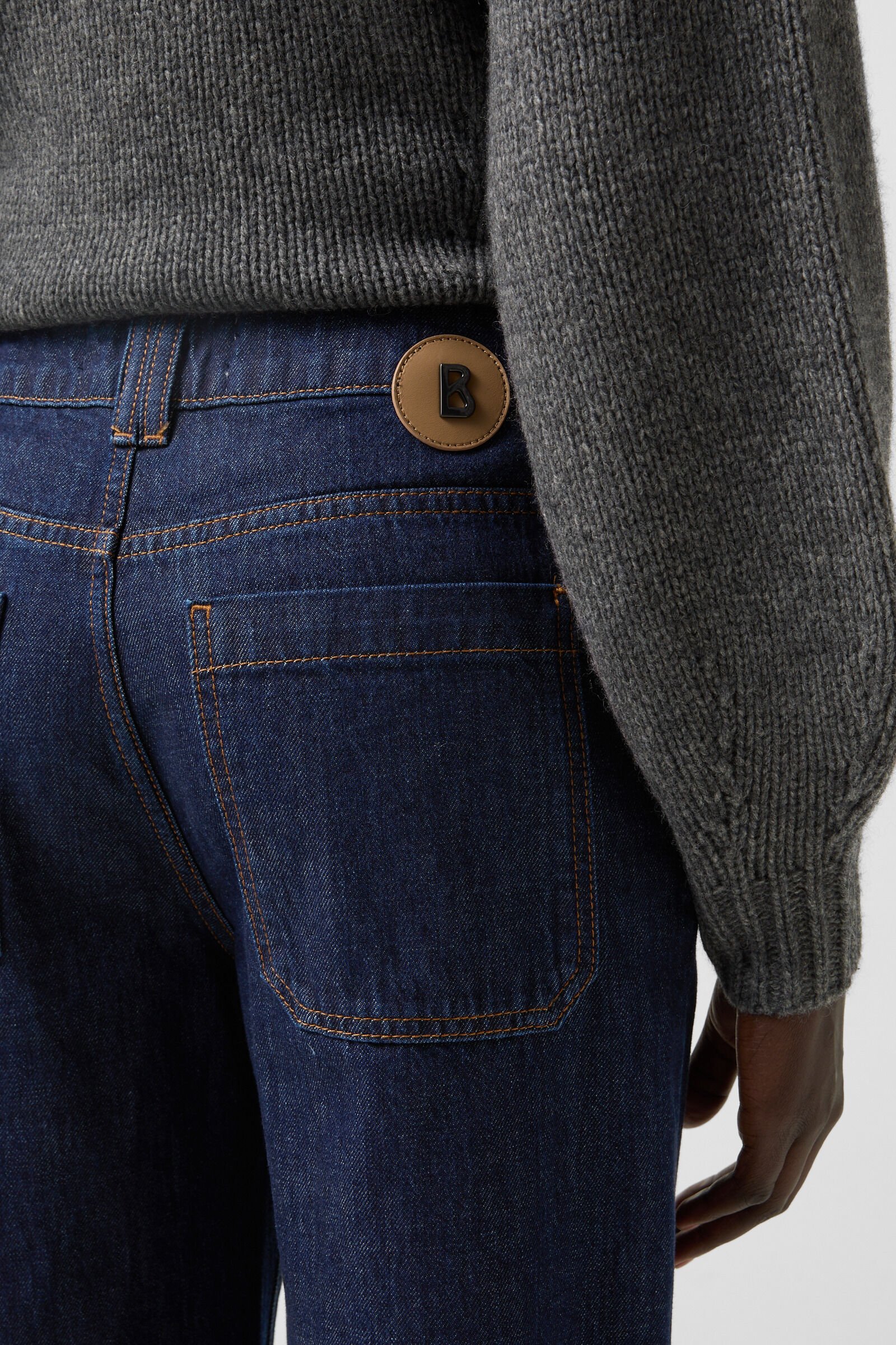 Dyna wide fit jeans Dark Denim Blue