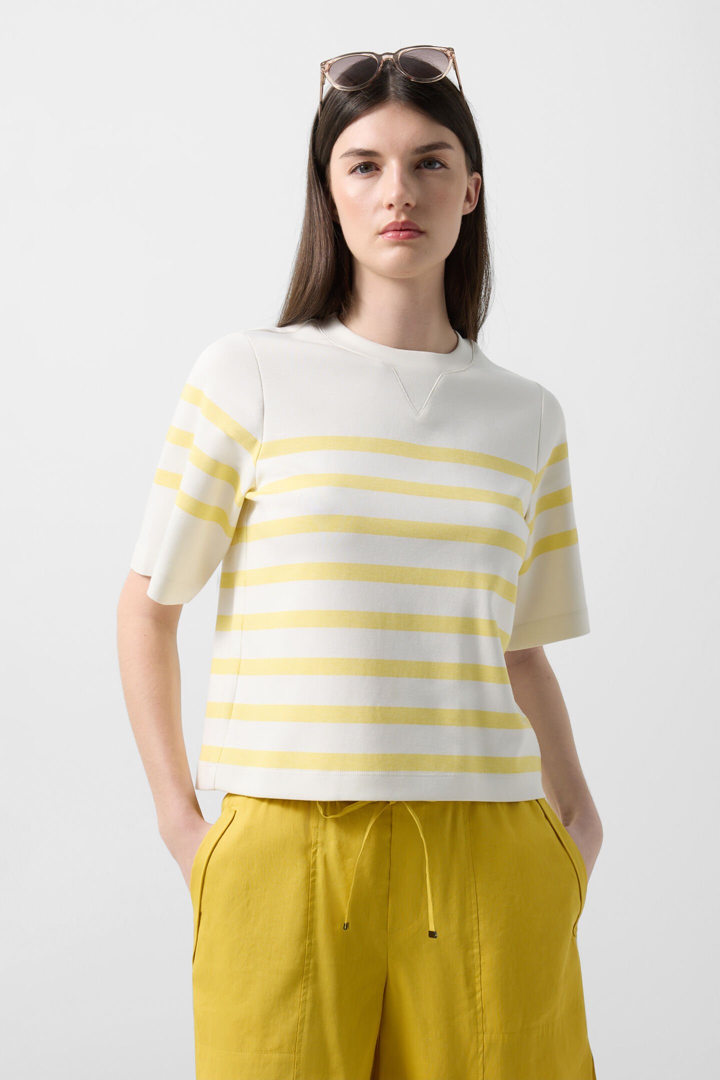 Shirt Stacey Off-white/yellow