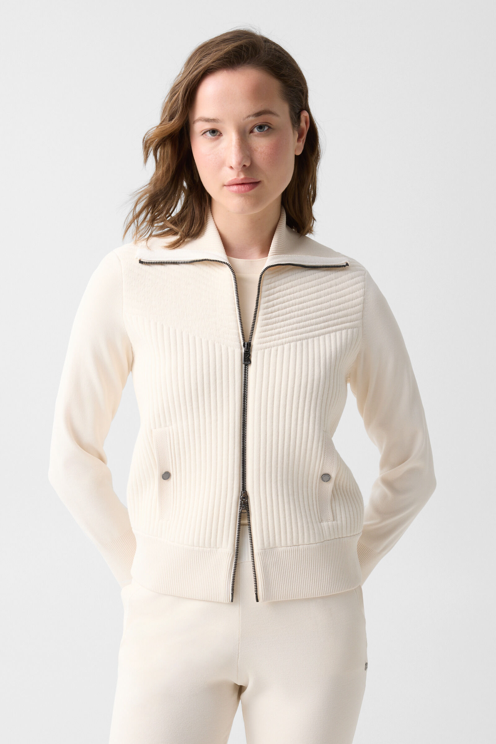 Jana knit jacket Cream
