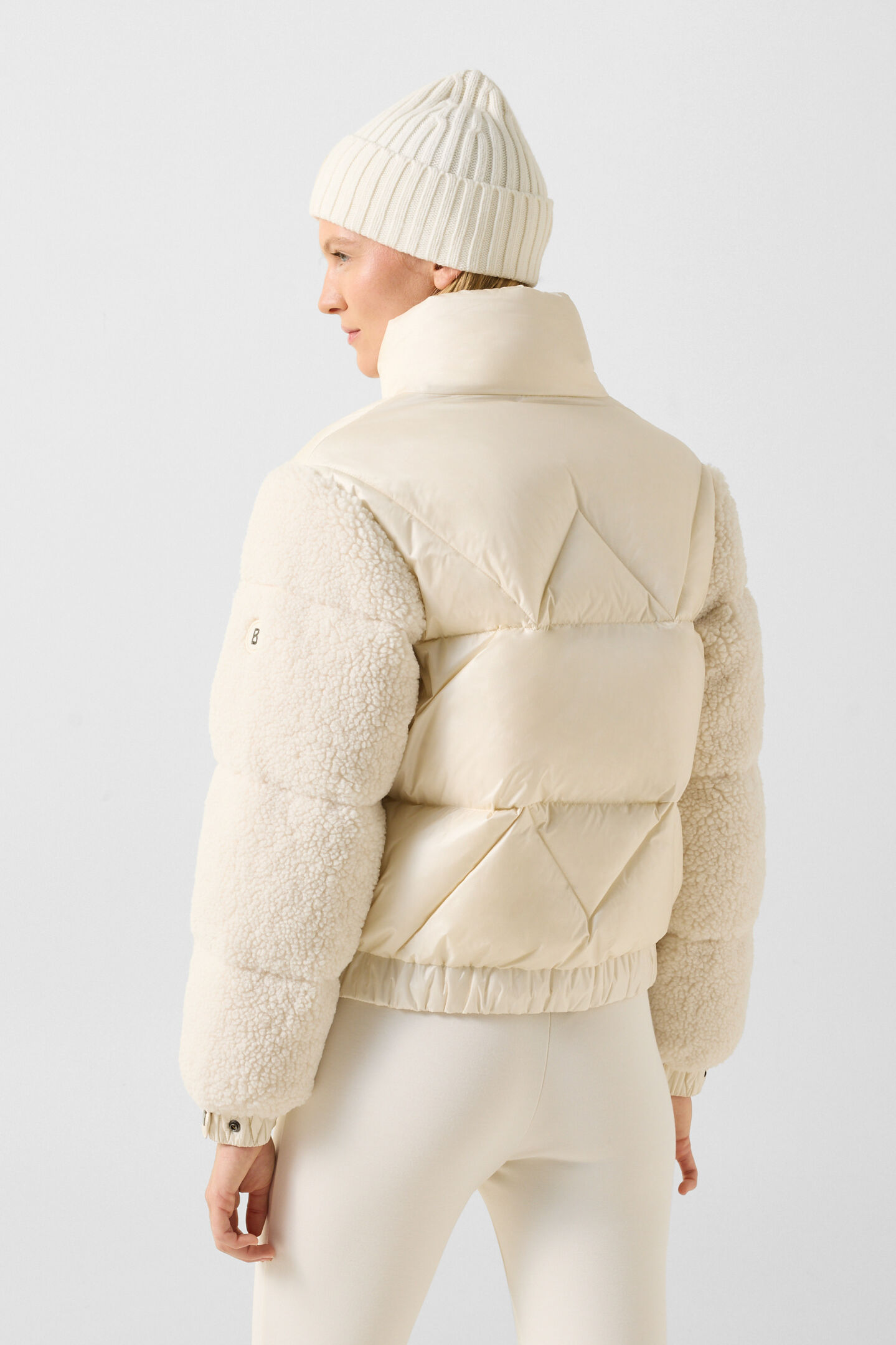 Daunen-Teddyjacke Queeny Off-White