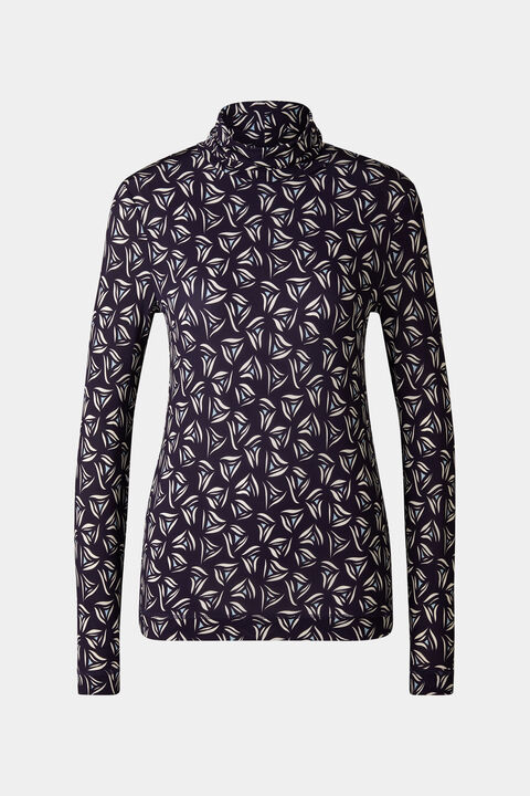 T-shirt long Andriana Bleu marine/blanc T-shirt long Andriana Bleu marine/blanc