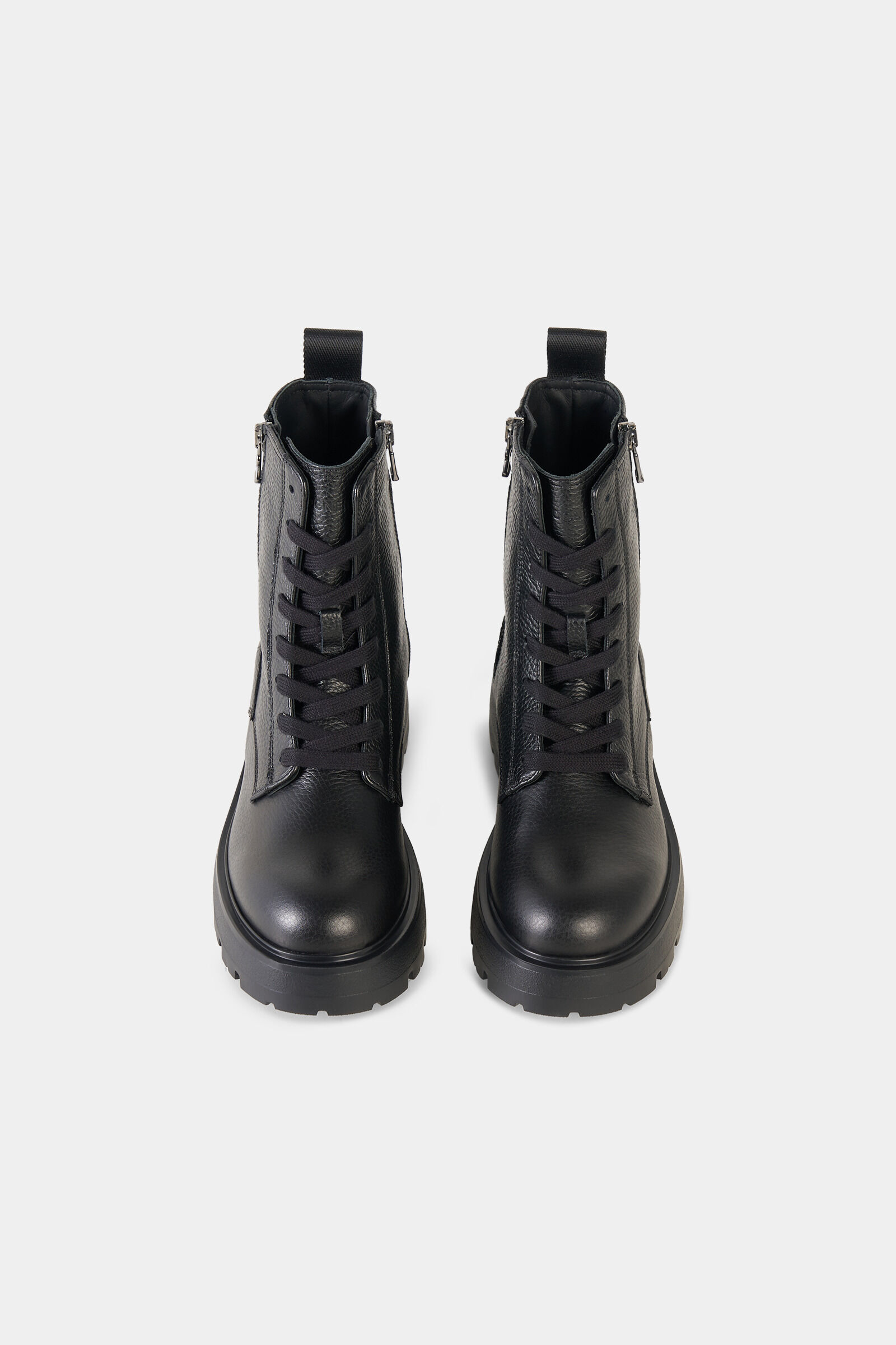 Riga lace-up boots Black