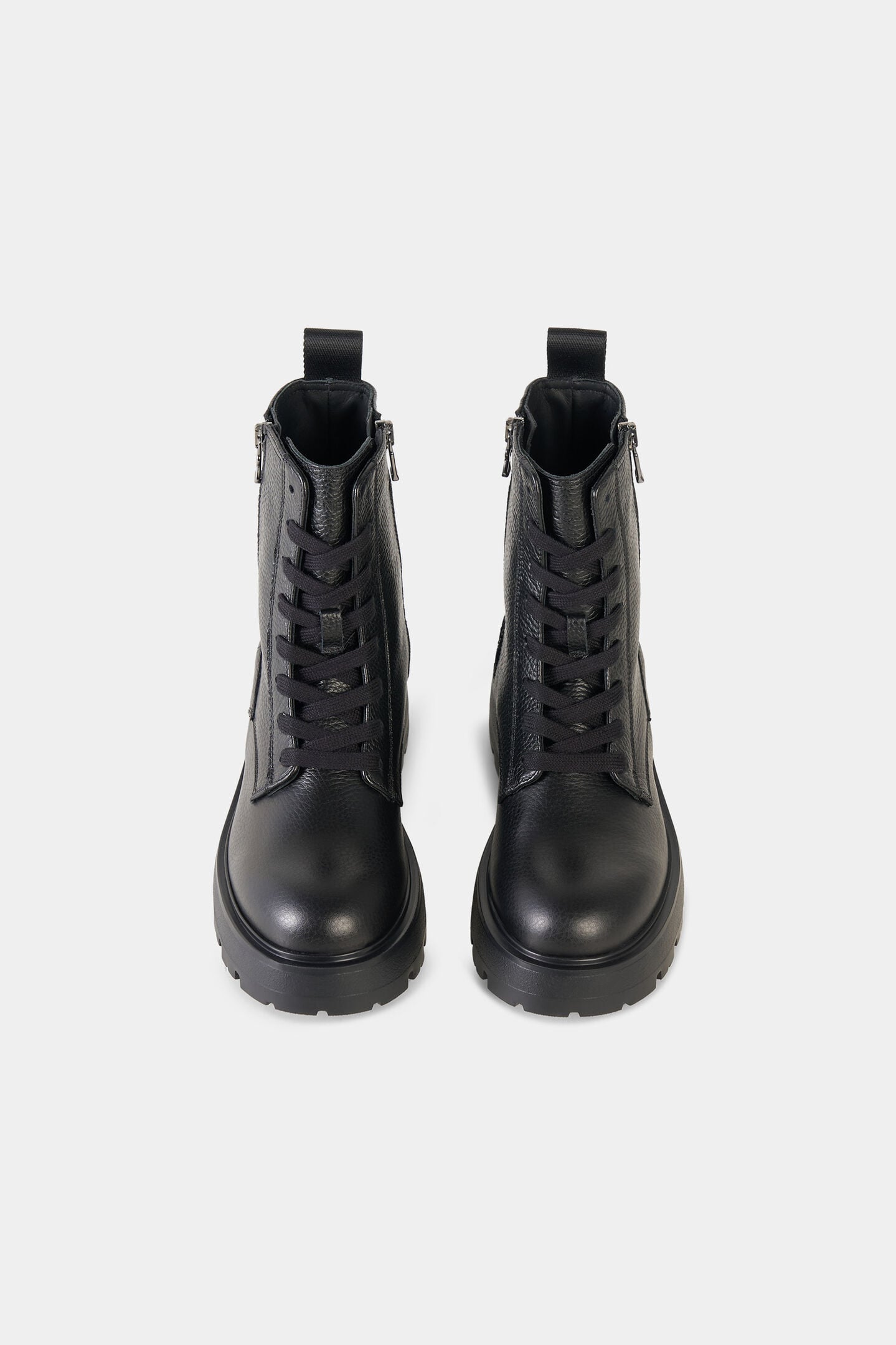Riga lace-up boots Black