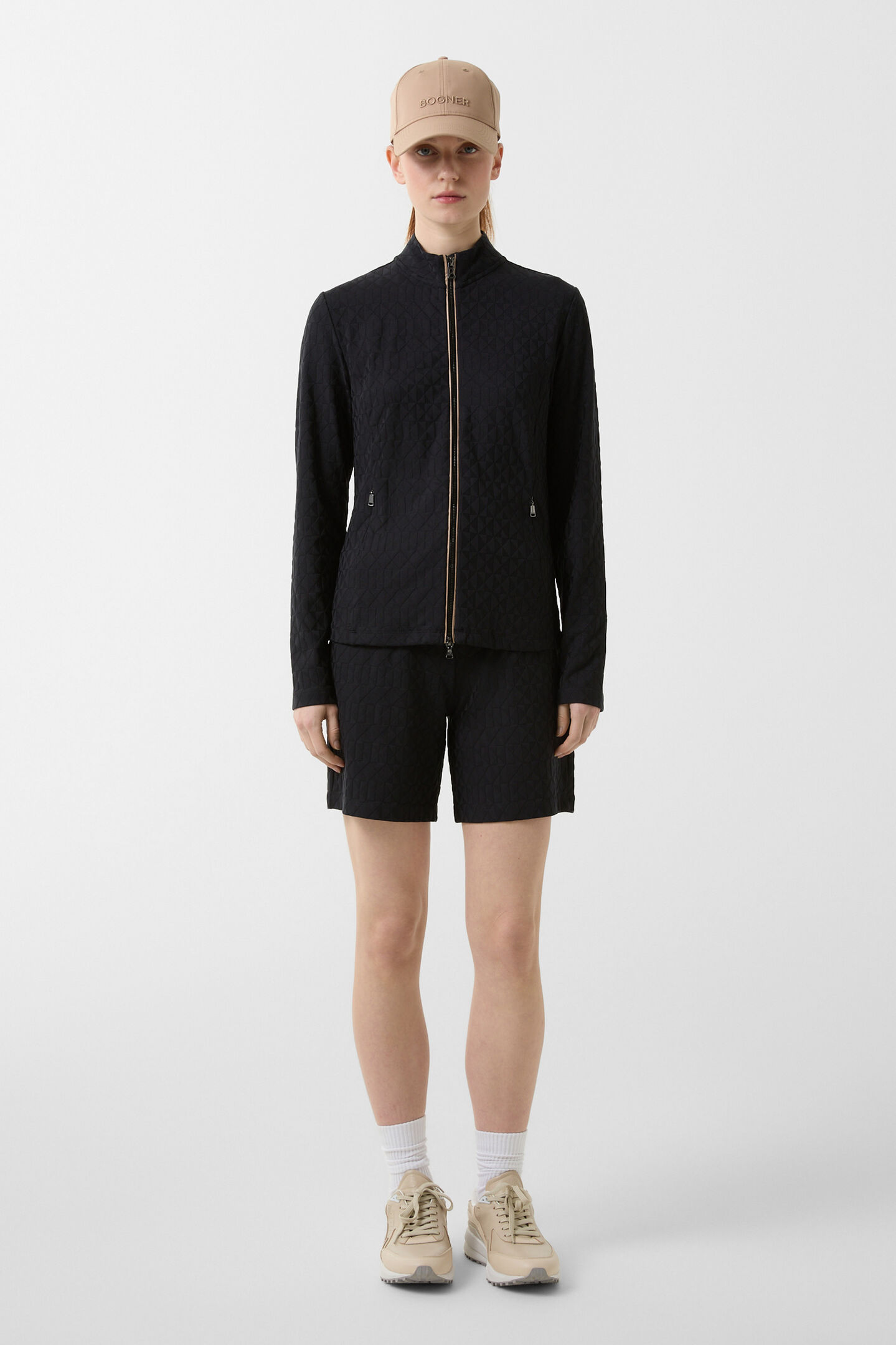 Ayla jersey jacket Black