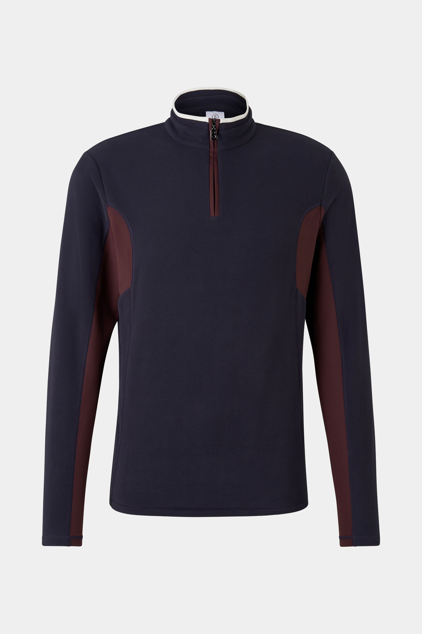Fleece First Layer Giacomo Navy-Blau/Bordeaux