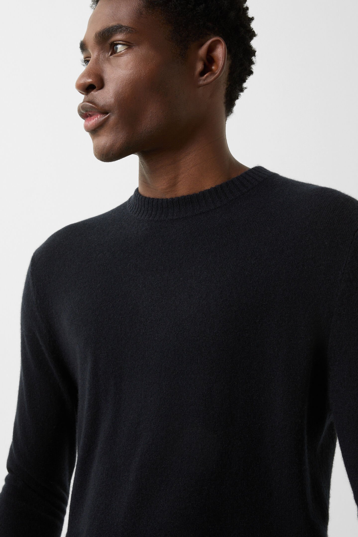 Kaschmir-Pullover Brendon Navy-Blau