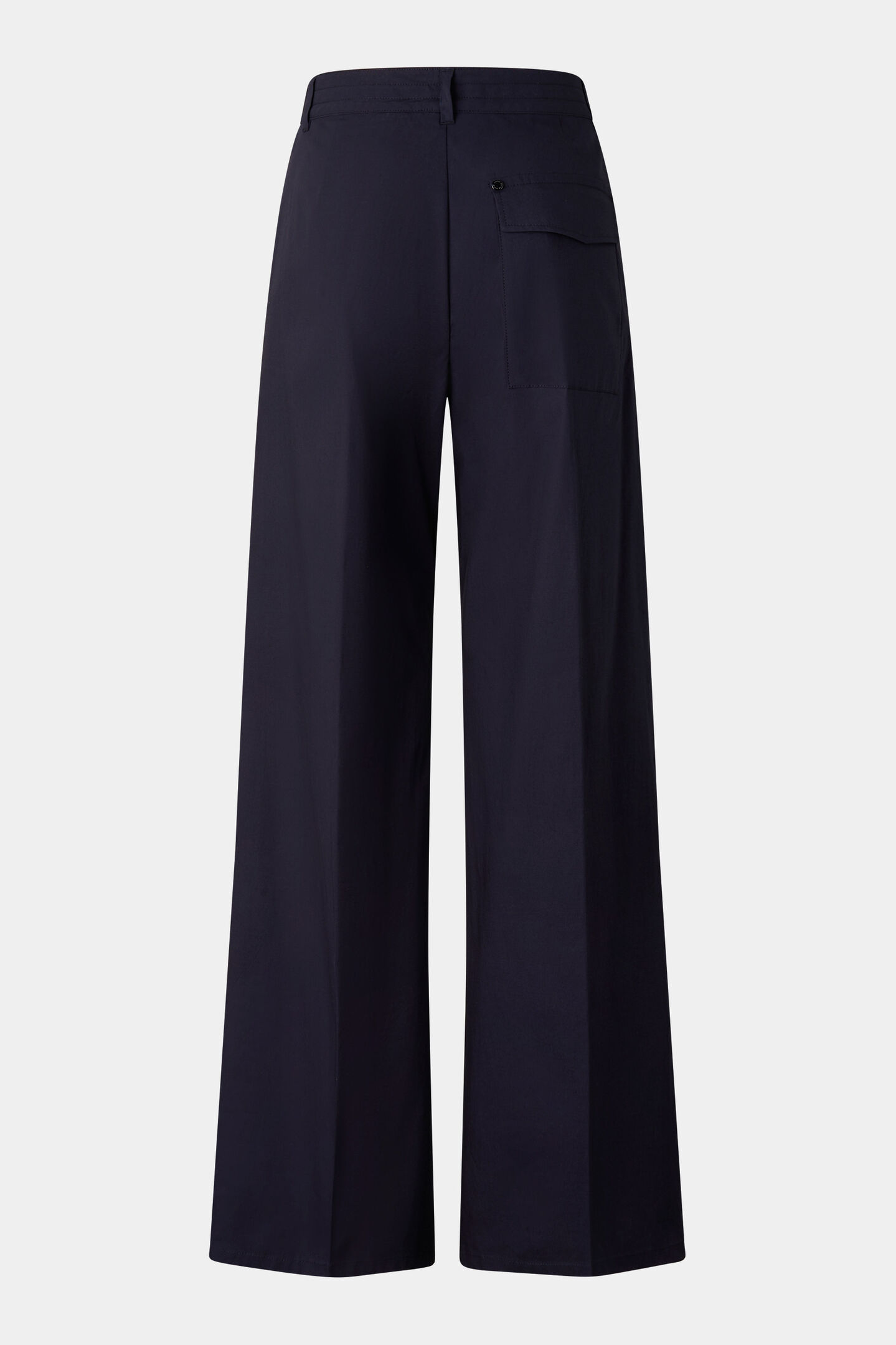 Pleated trousers Amy Navy blue