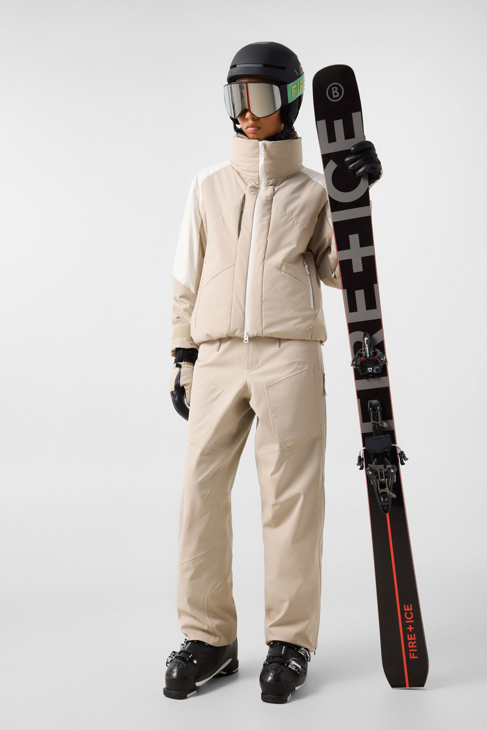 Sasha Ski Jacket Beige/Off-white