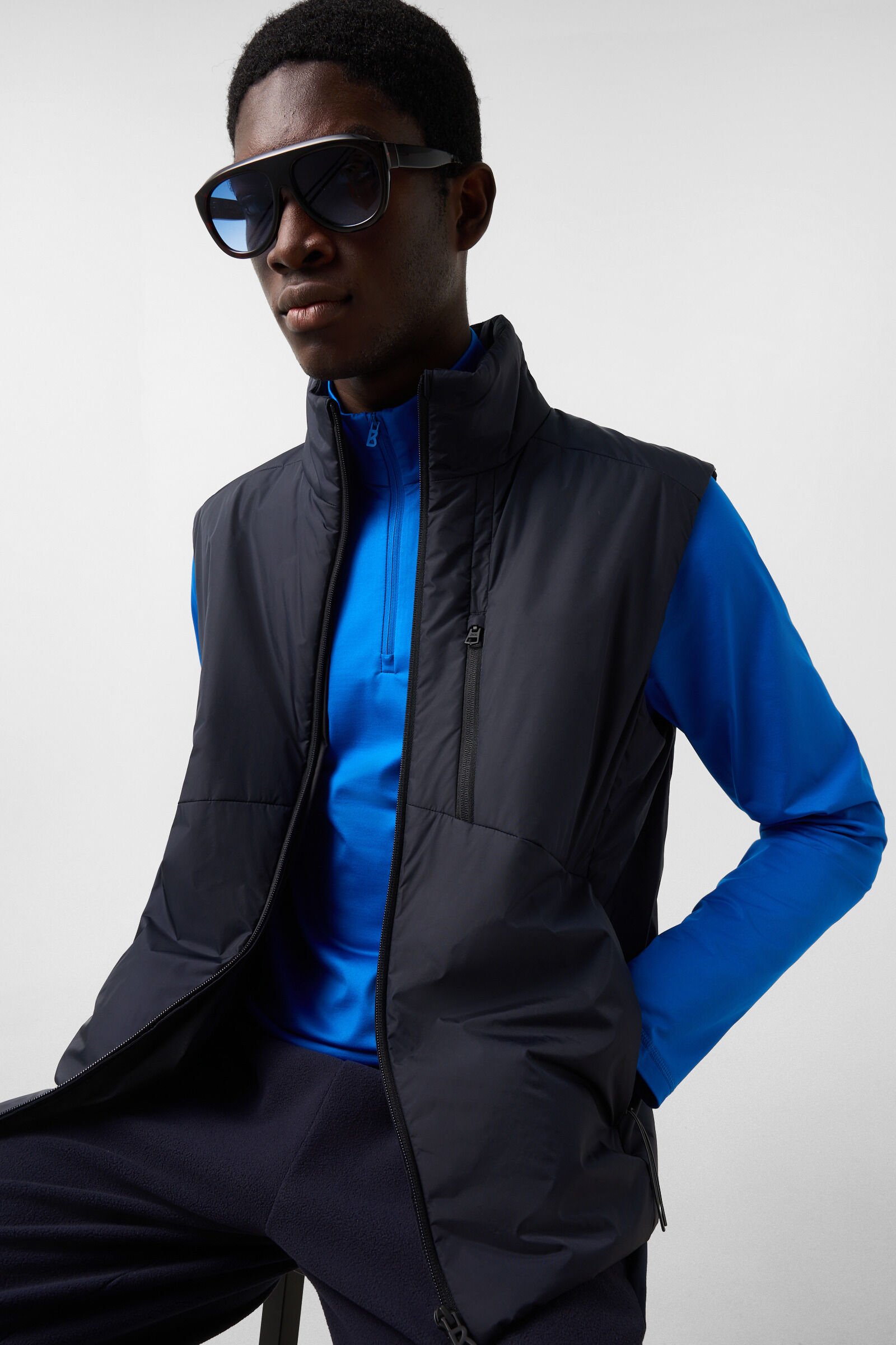 Emilian waistcoat Navy