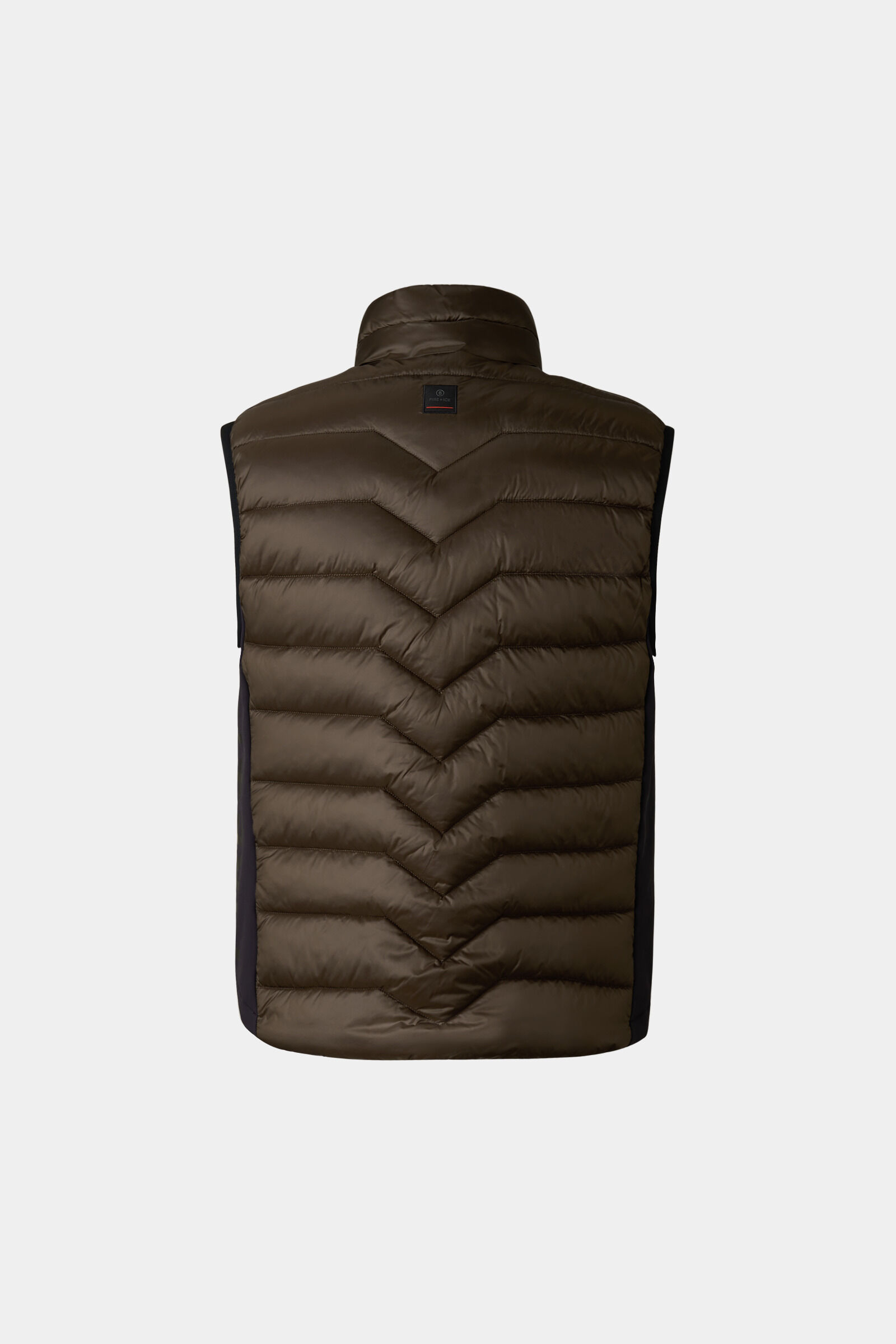 Homer quilted waistcoat Chocolate