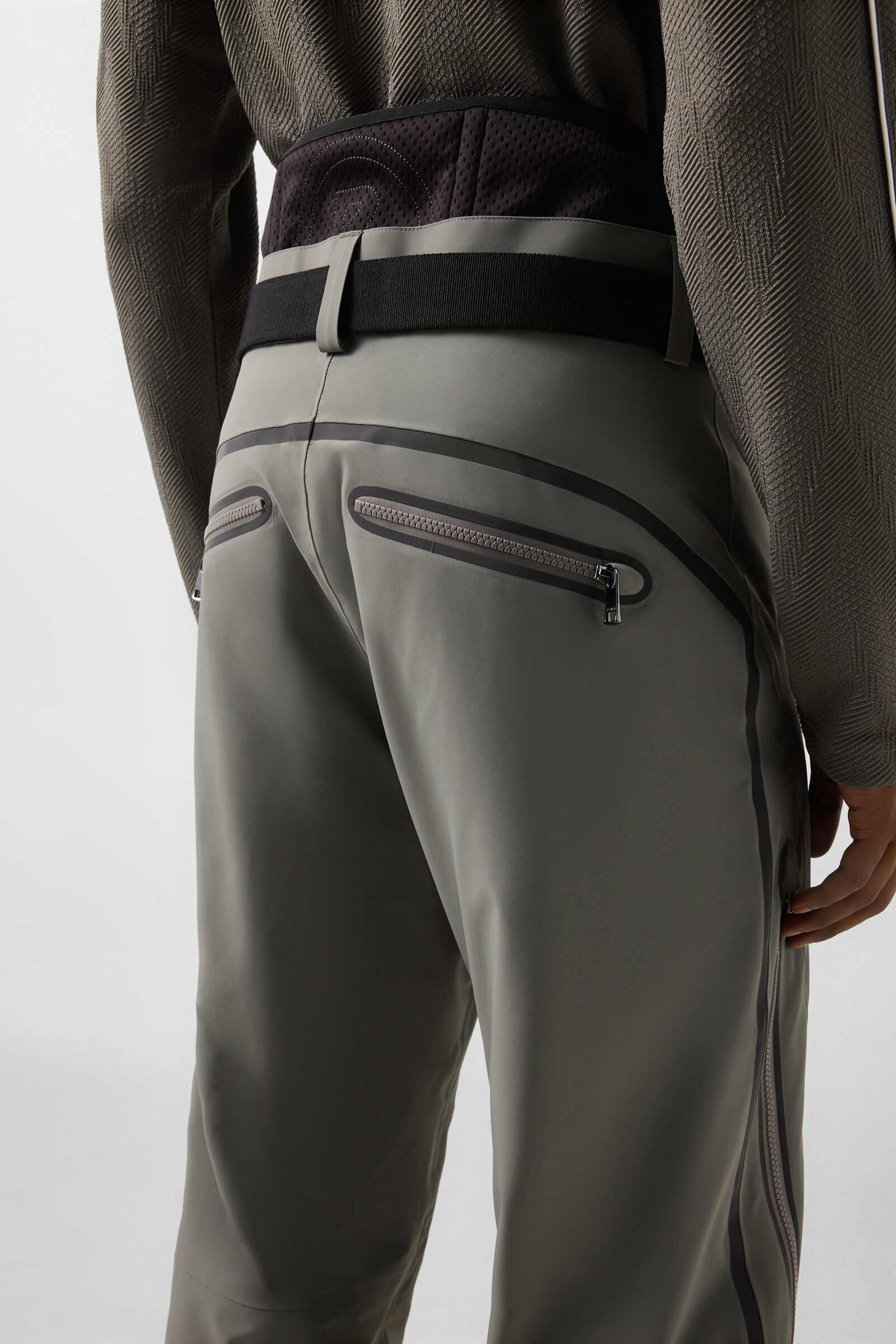 Tim's ski trousers Grey/Olive