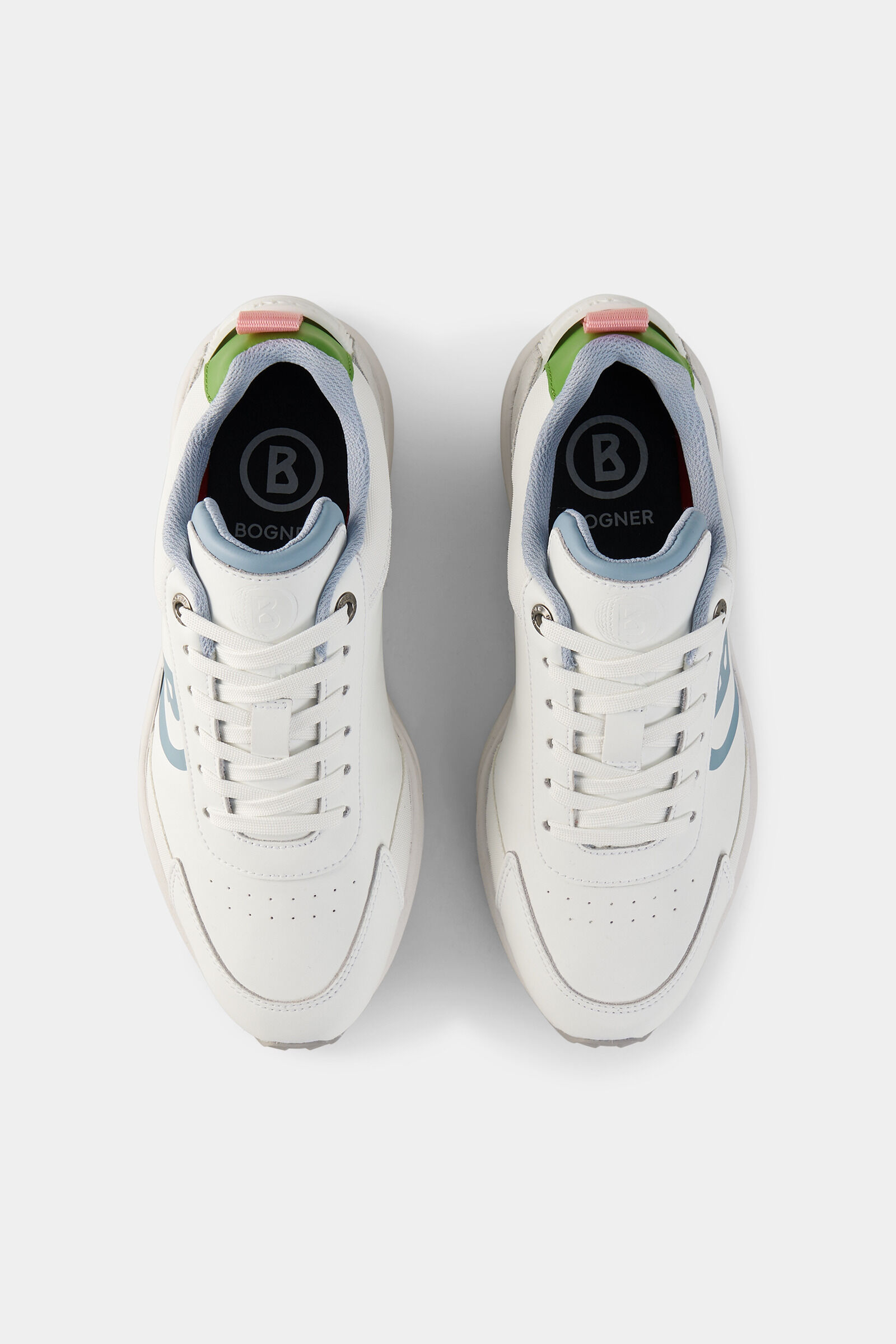 Golf sneaker White/blue/green
