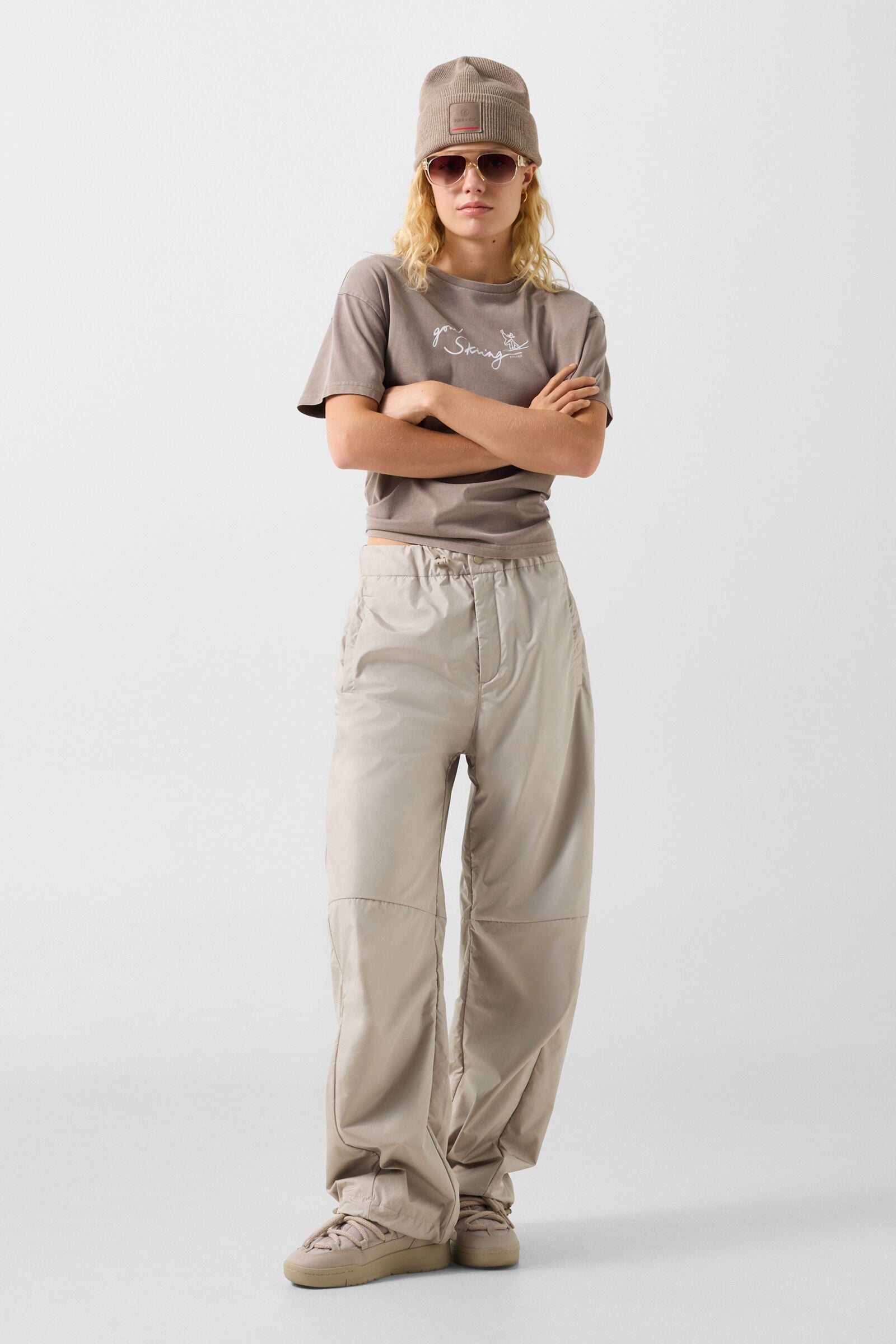 Deleen functional trousers Beige