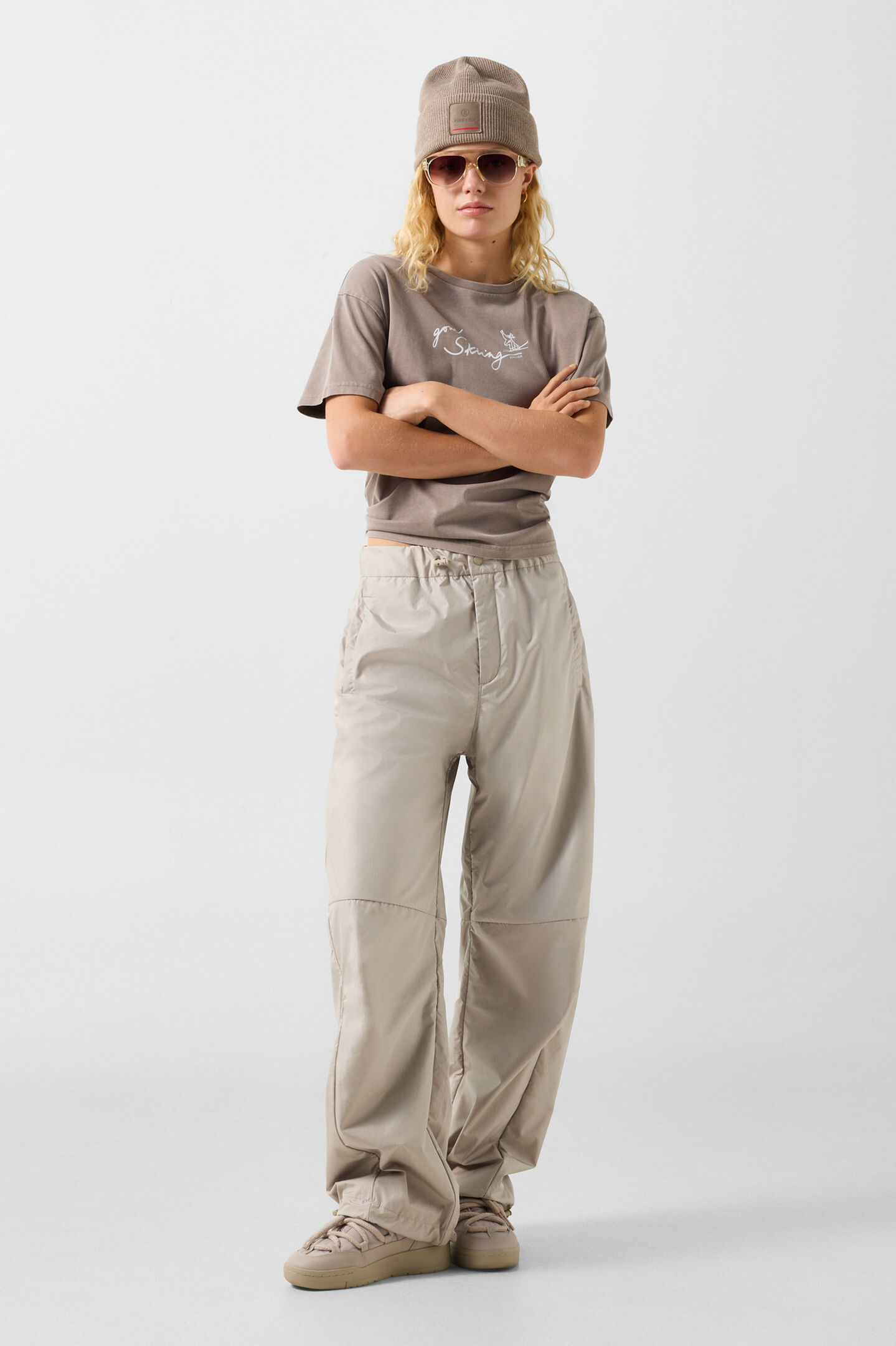 Deleen functional trousers Beige