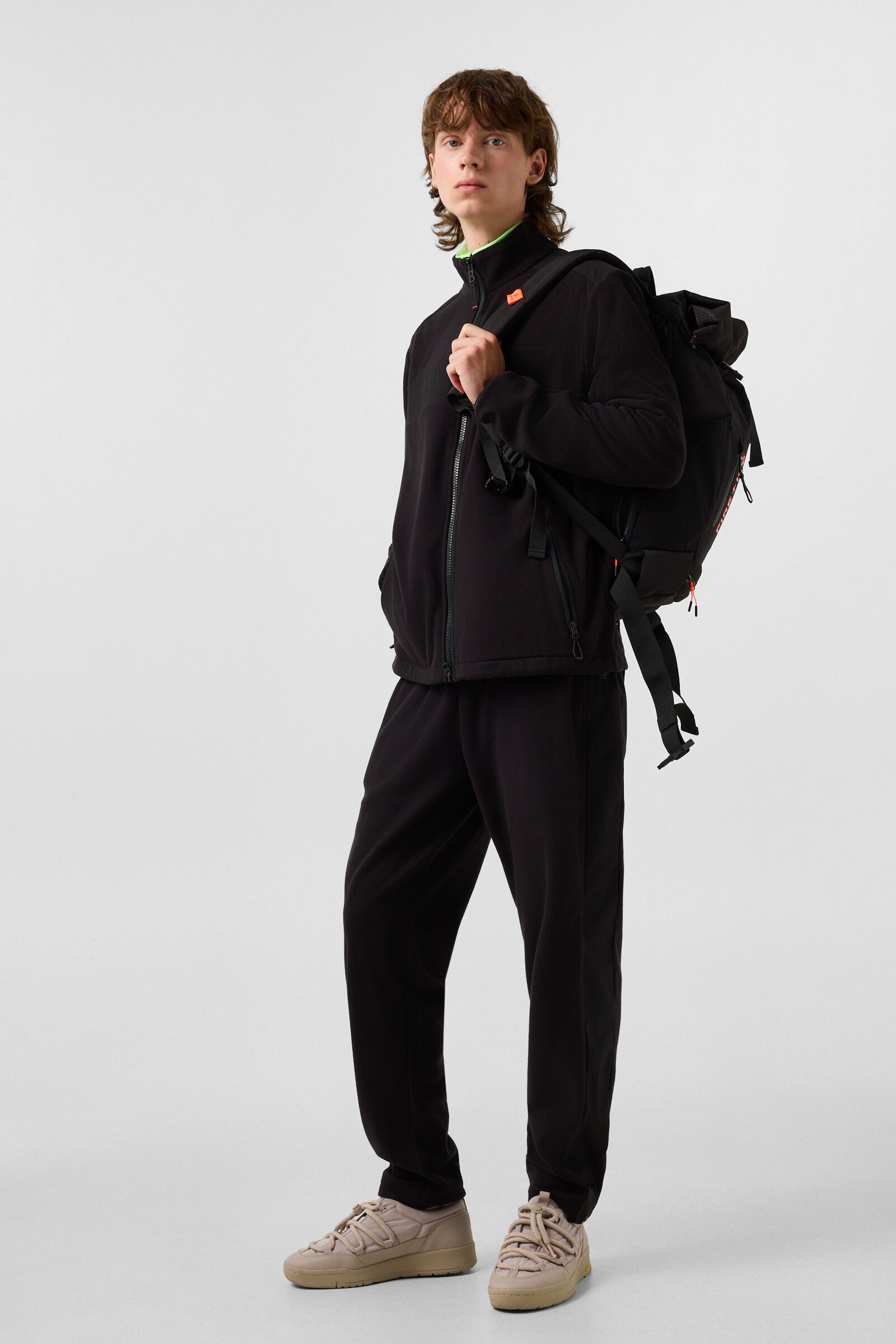 Josh mid-layer fleece jacket Black