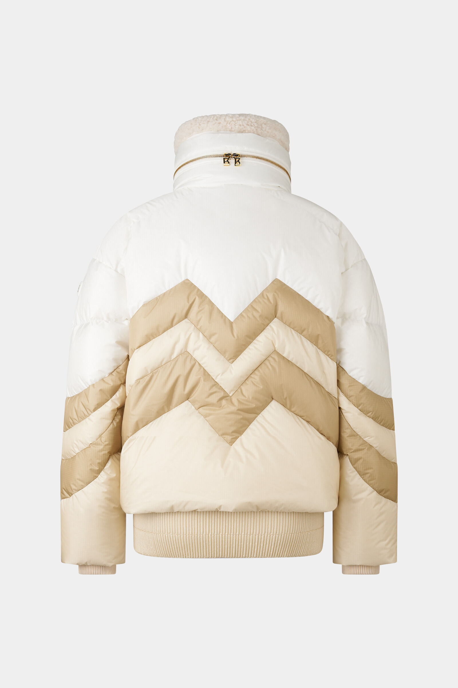 Valea down ski jacket Off-white/beige