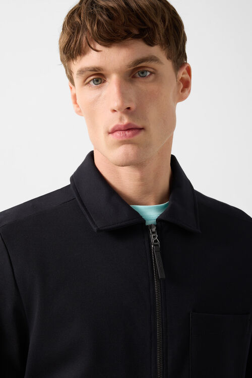 Ringo jersey jacket Navy blue