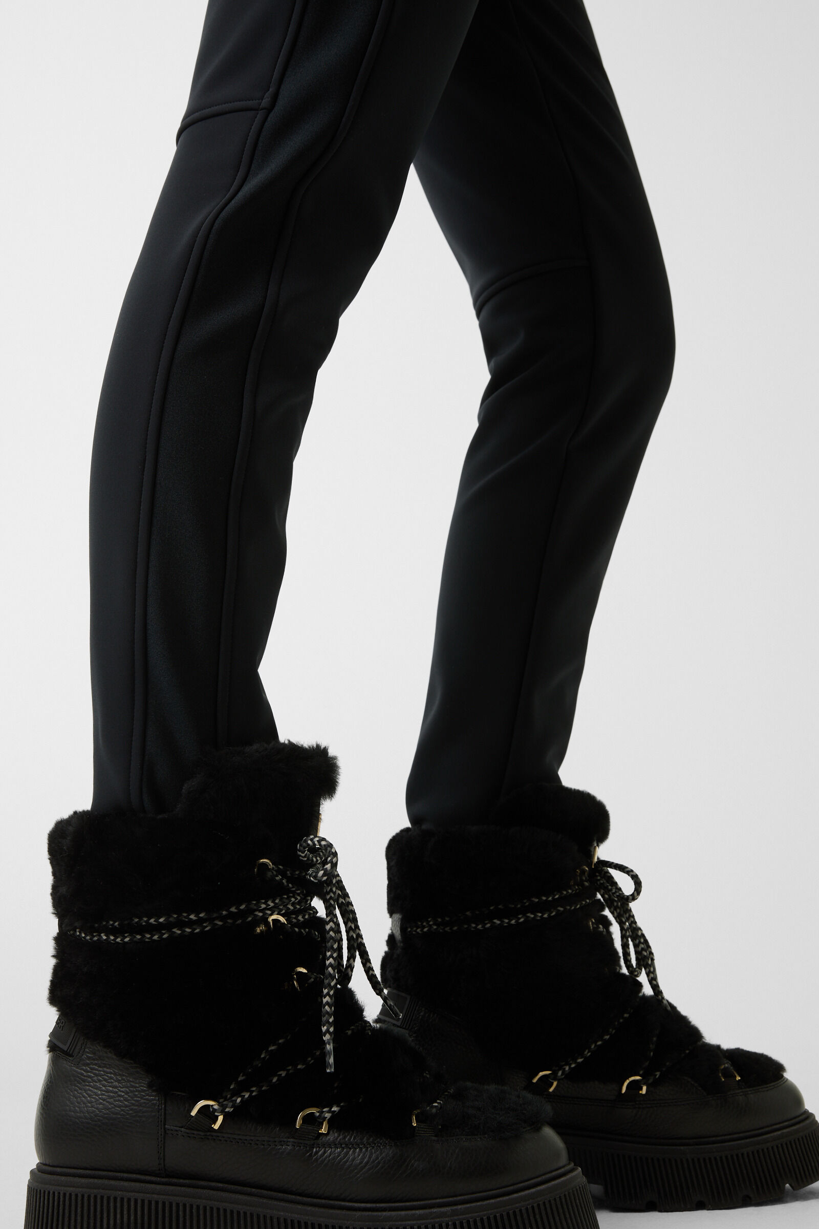 Roma softshell functional pants Black