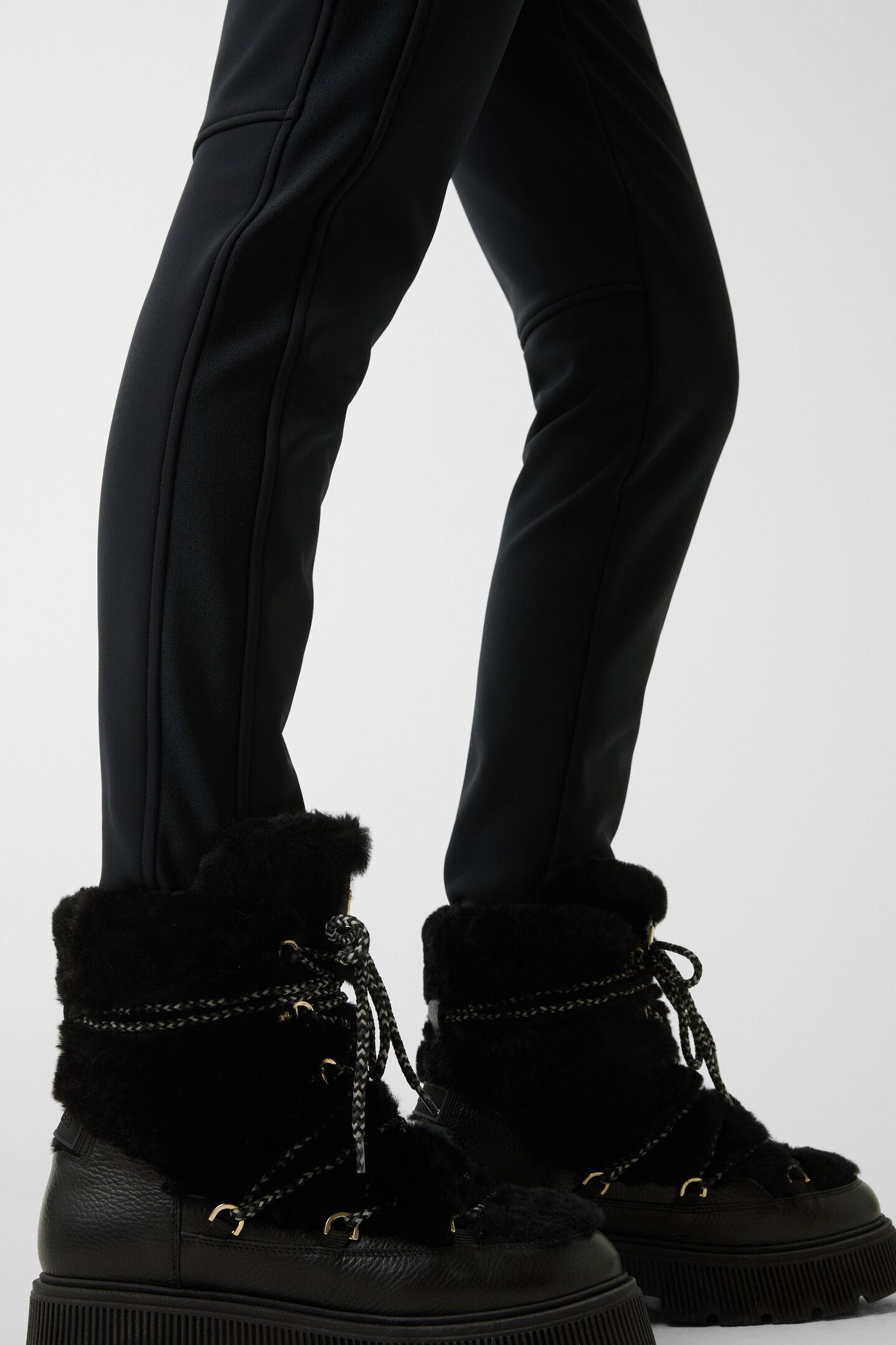 Roma softshell functional trousers Black
