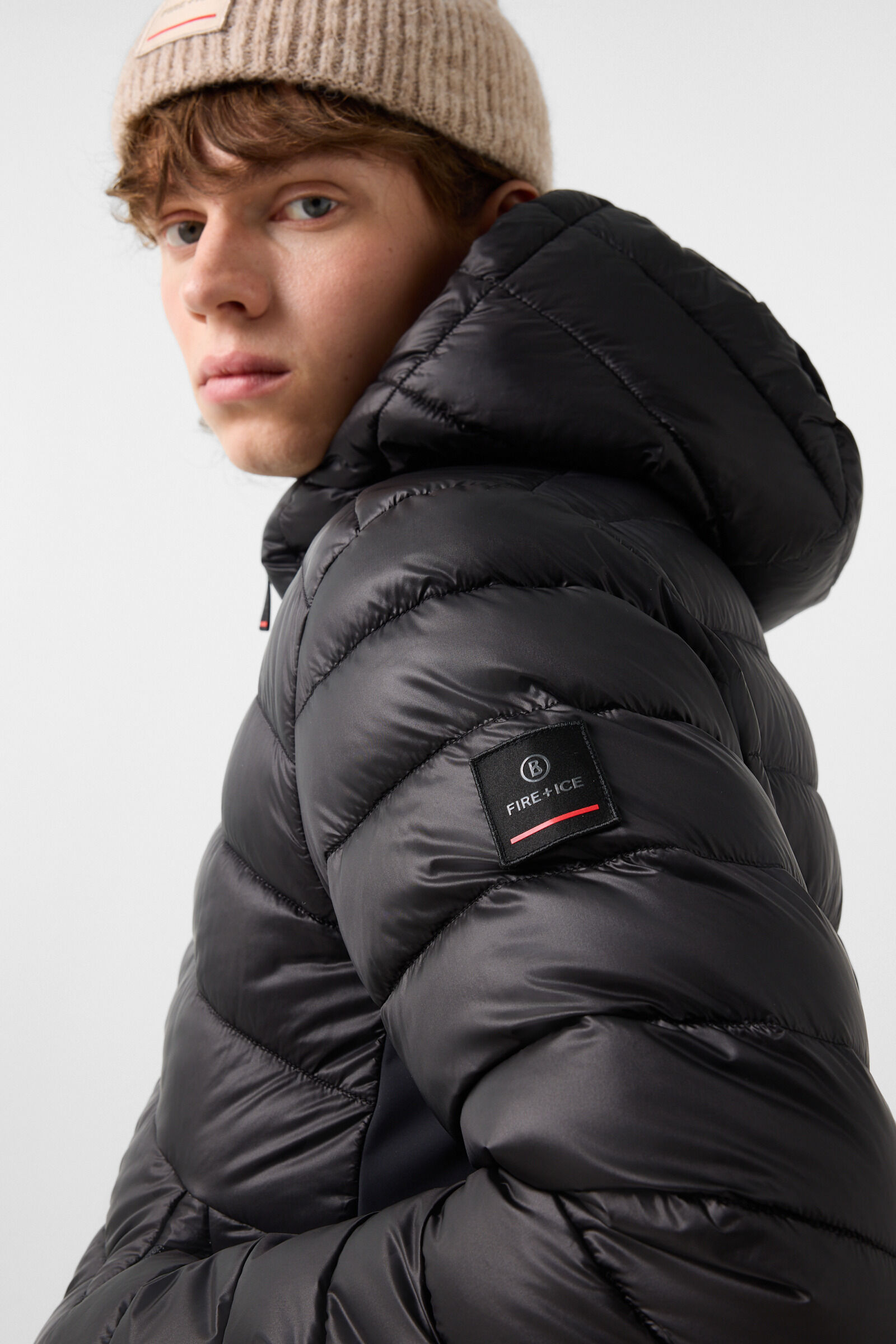 Elvis quilted jacket Black
