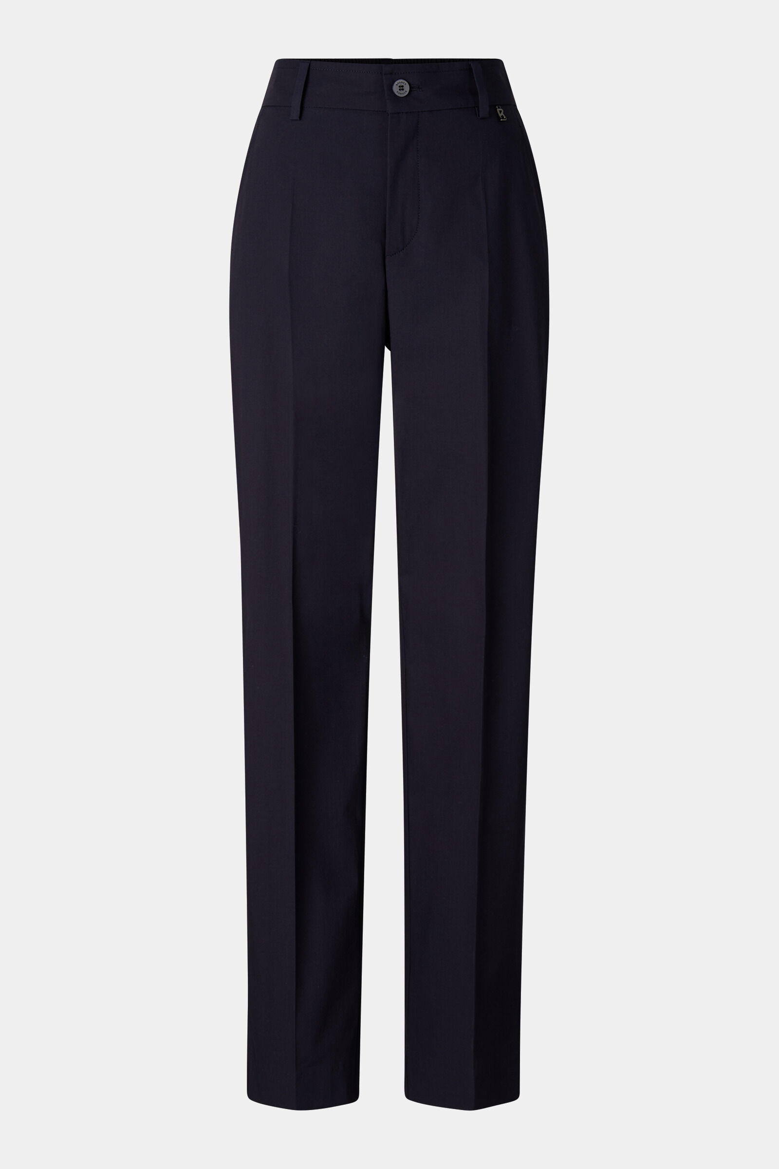 Pleated trousers Abbie Navy blue