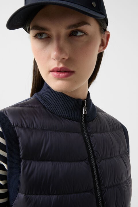Arina hybrid down waistcoat Navy blue Arina hybrid down waistcoat Navy blue