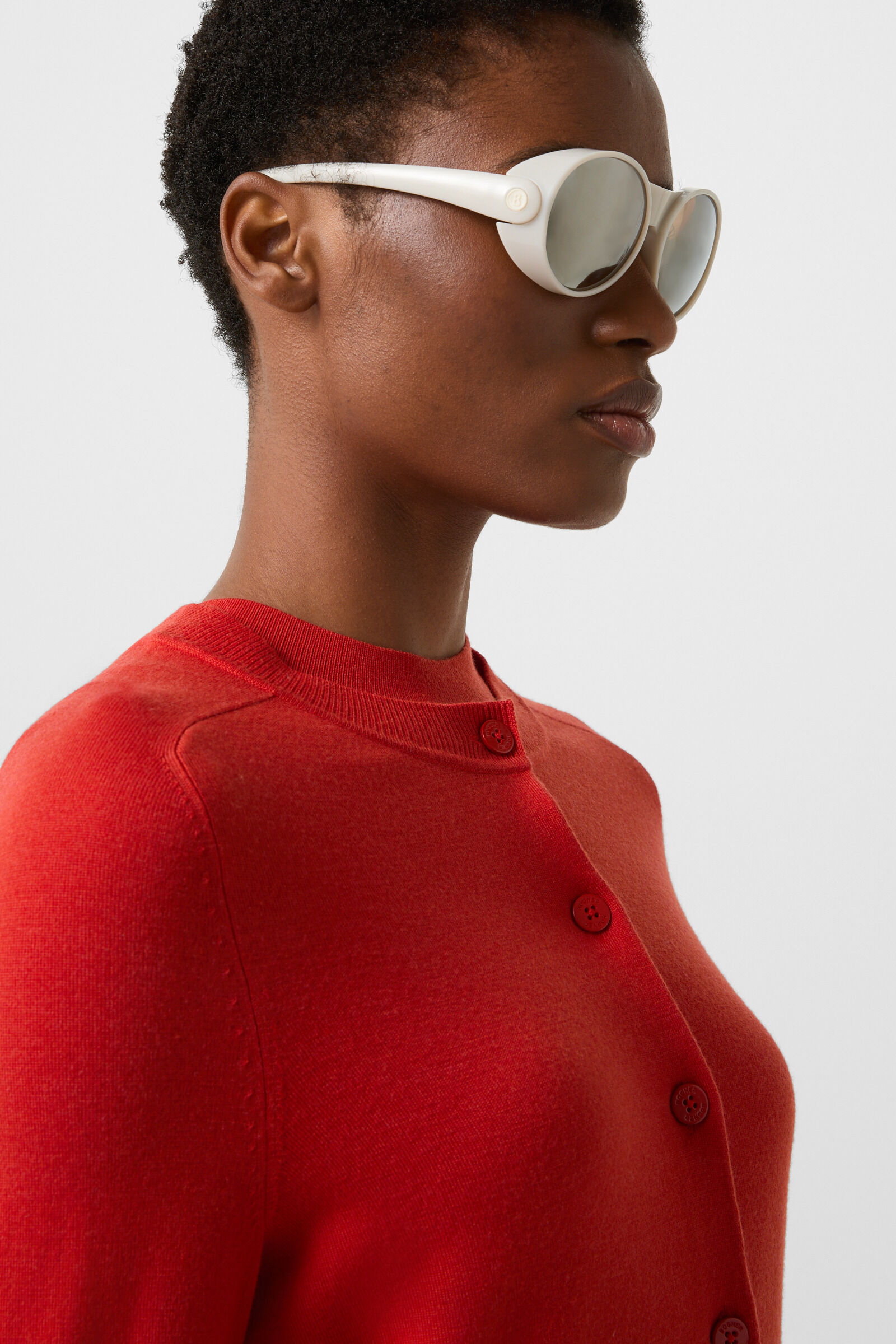 Ilma knit jacket Red