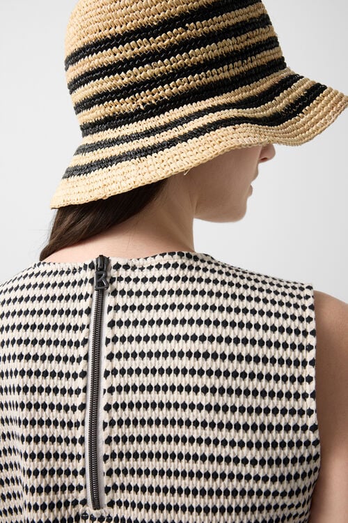 Samira dress Black/Off-White
