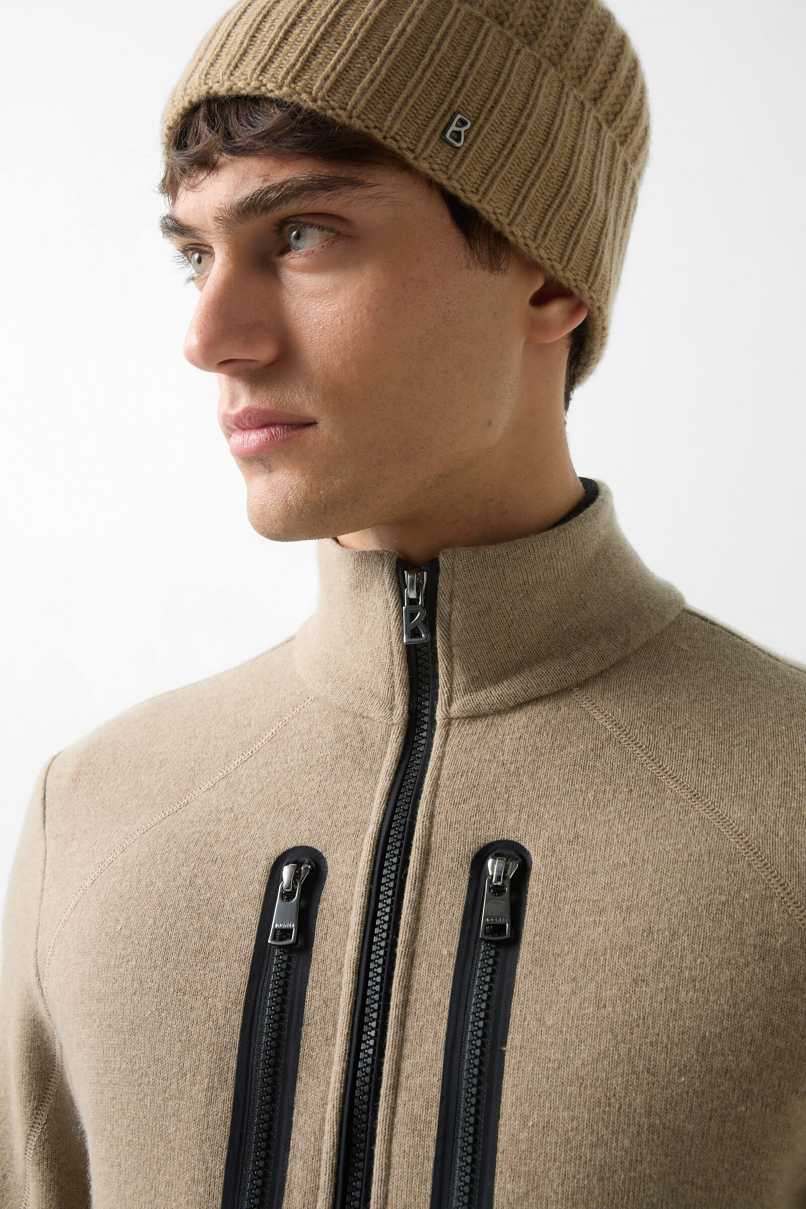 Midlayer Curtis Brown/black