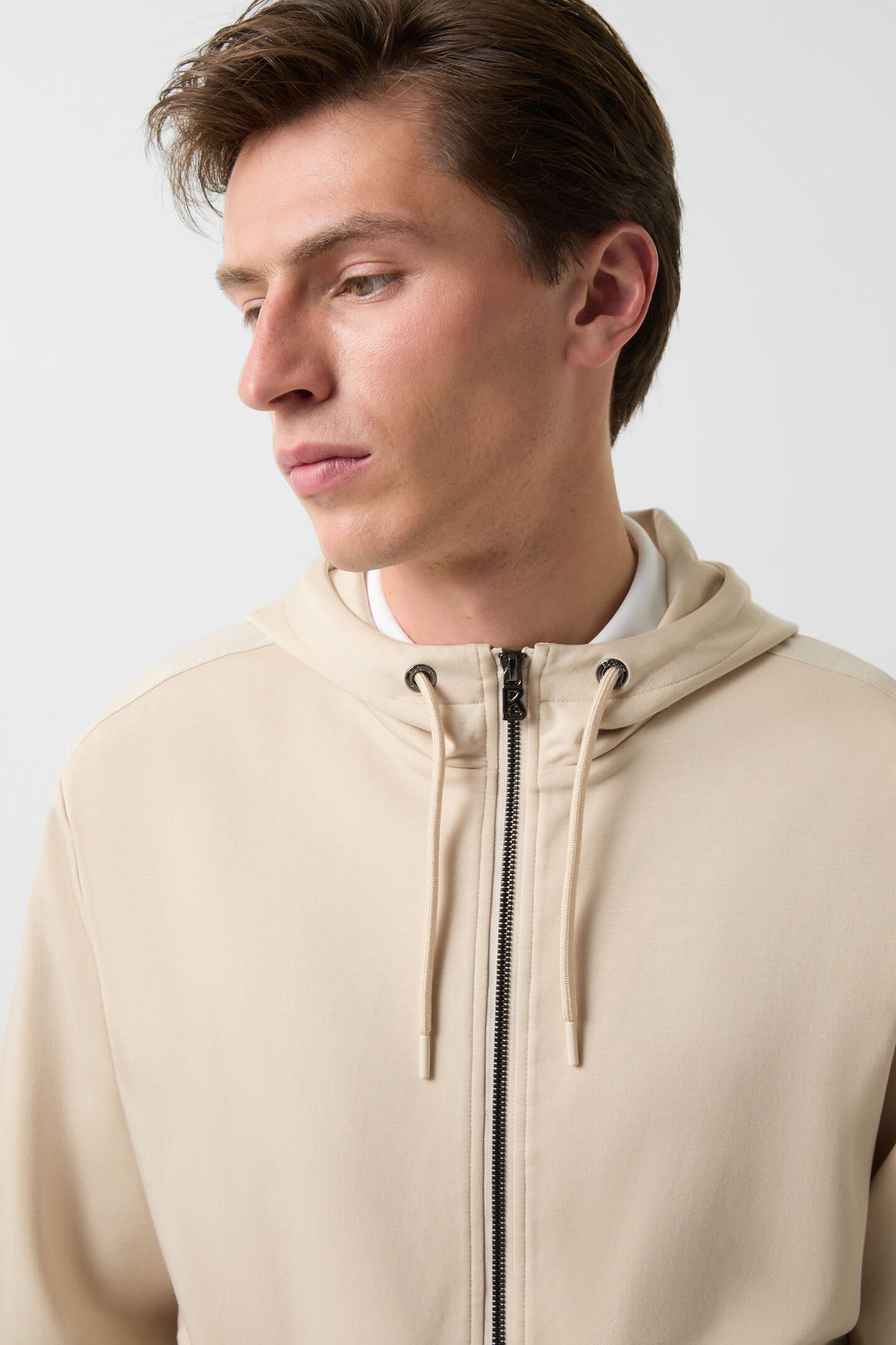 Steven jersey jacket Cream