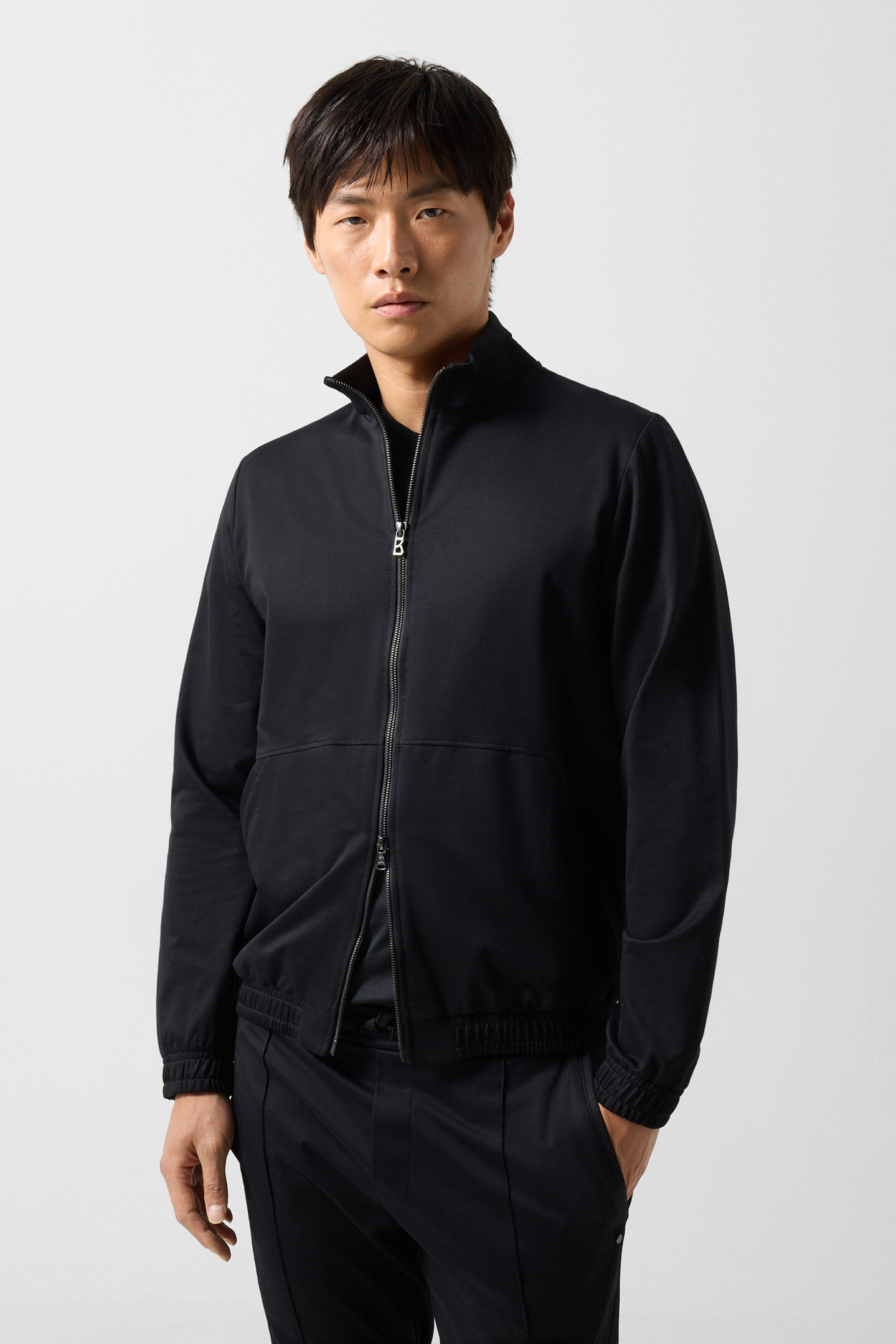 Rupert jersey jacket Black