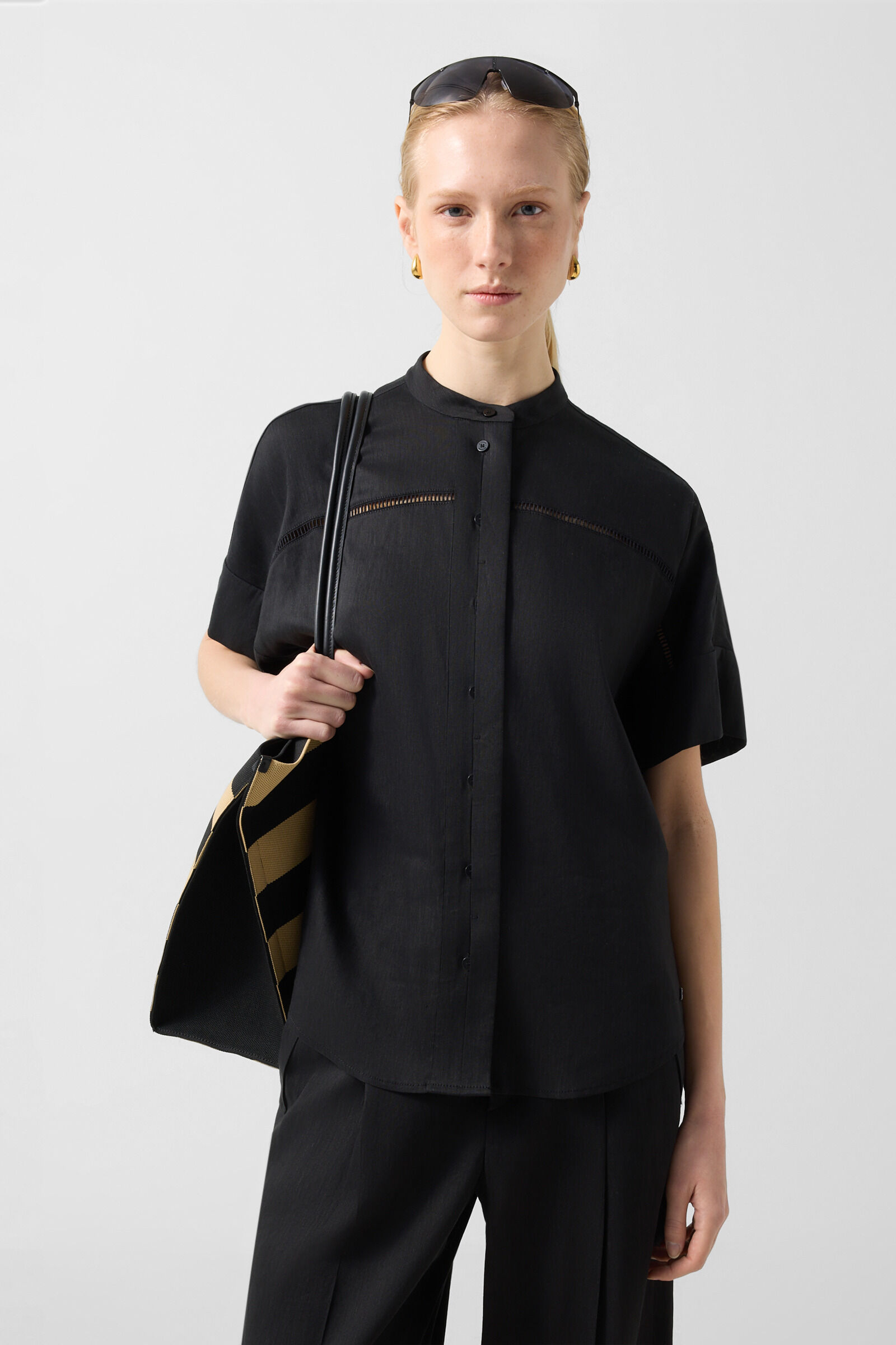 Bluse Cheryl Schwarz