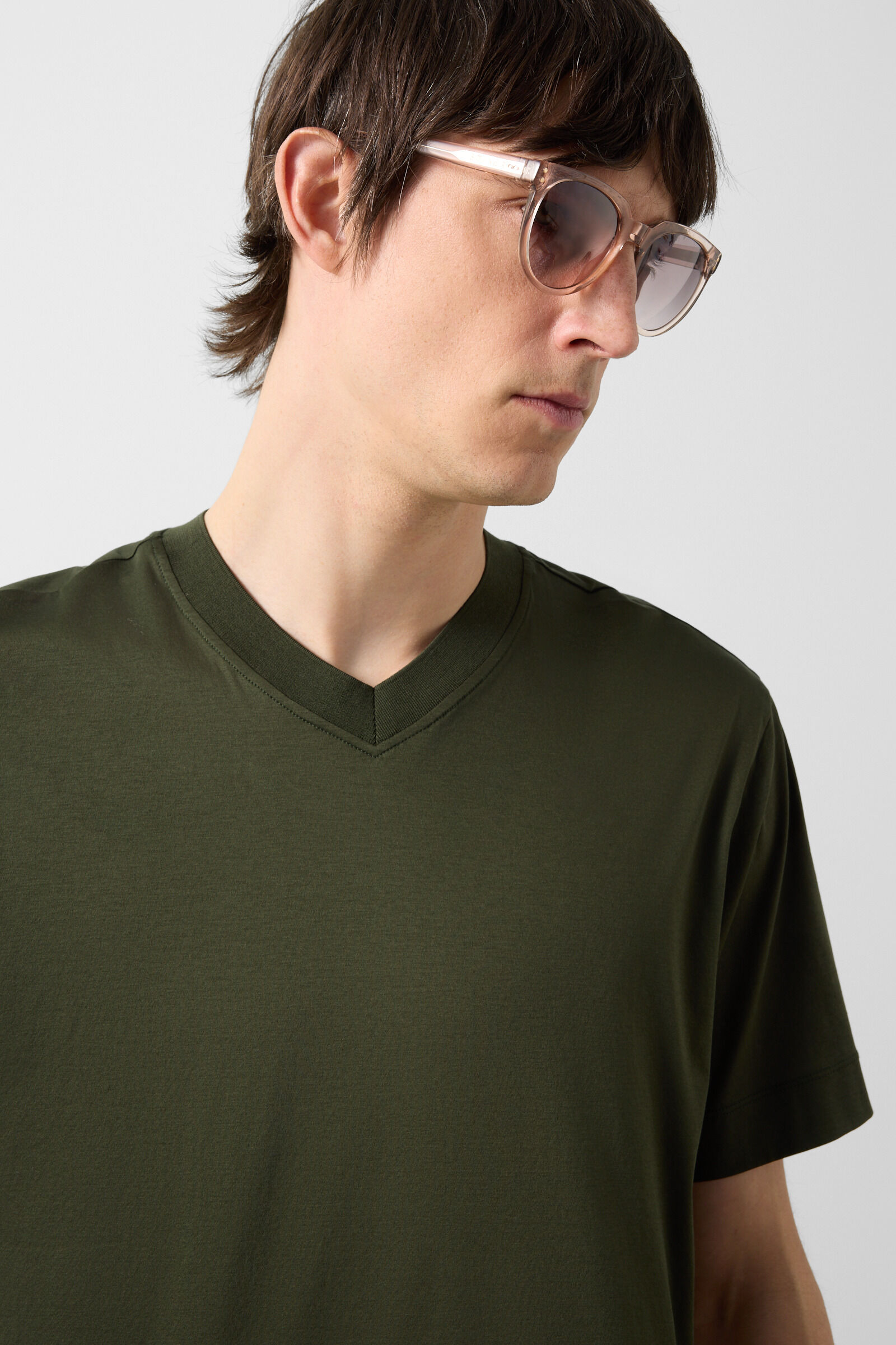 T-Shirt Tiam Oliv-Gr&uuml;n