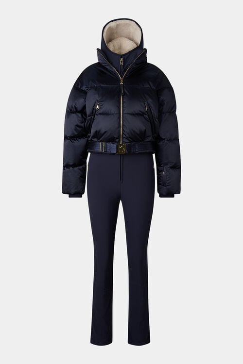 2-in1-Skioverall Aya Navy-Blau